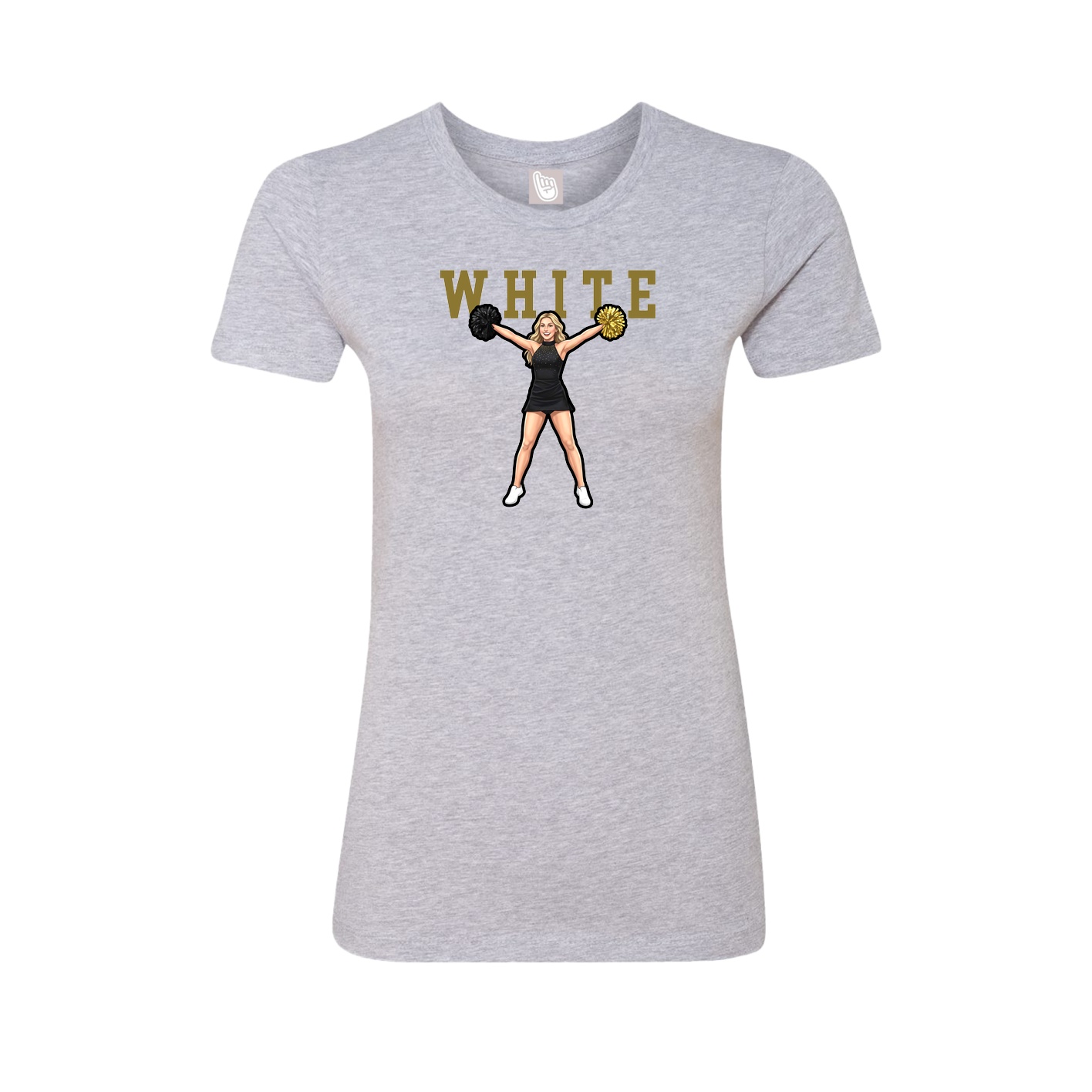 Fitted Women's Tee — Shirsey in Grey