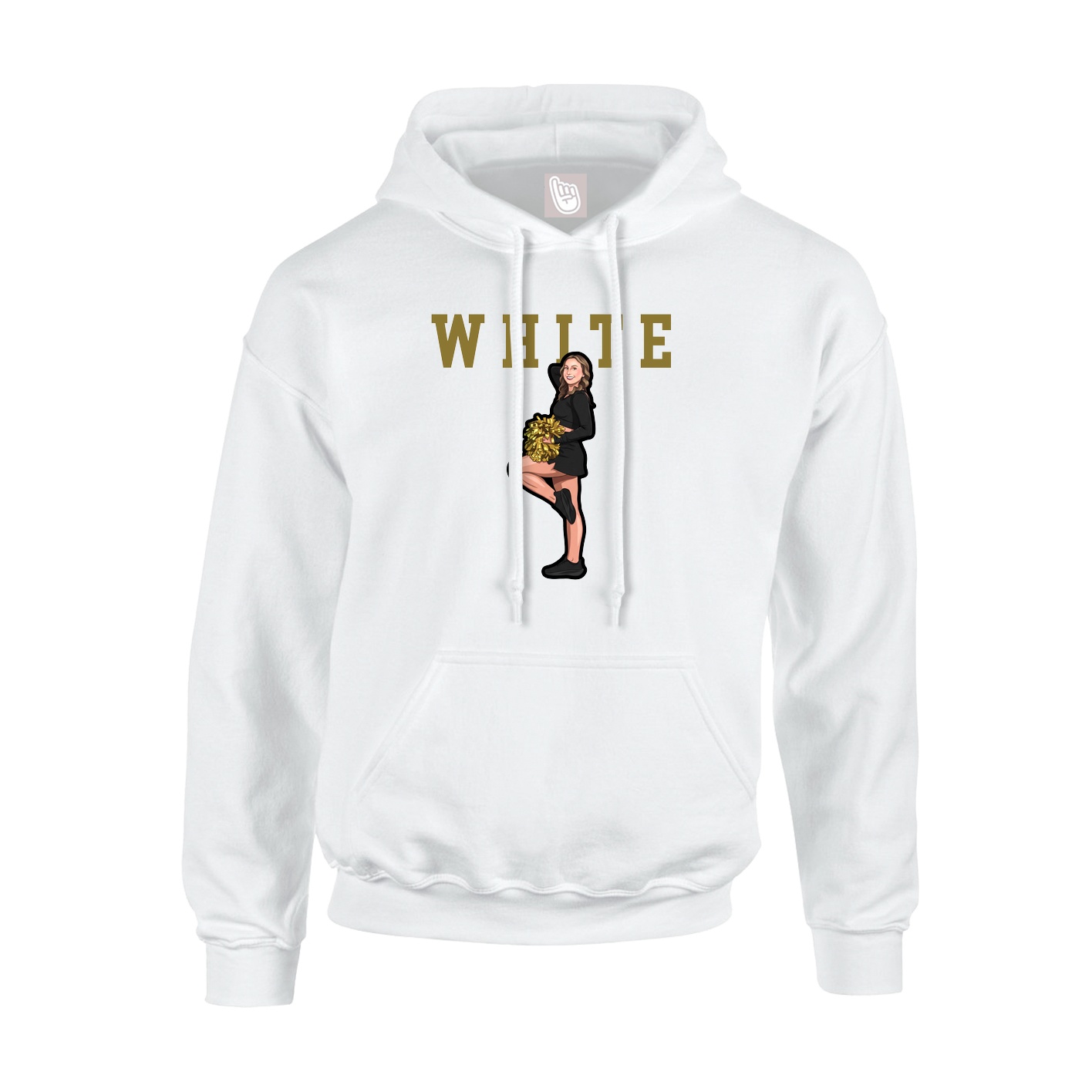 Youth Hoodie — Shirsey in White
