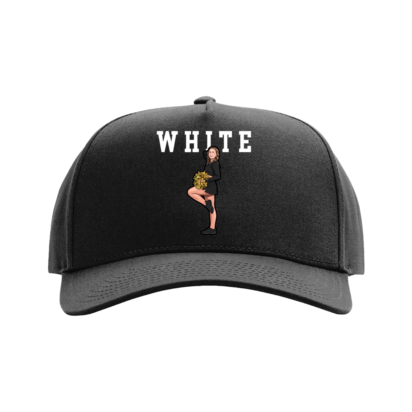 Full Fabric Five-Panel Champ Cap
