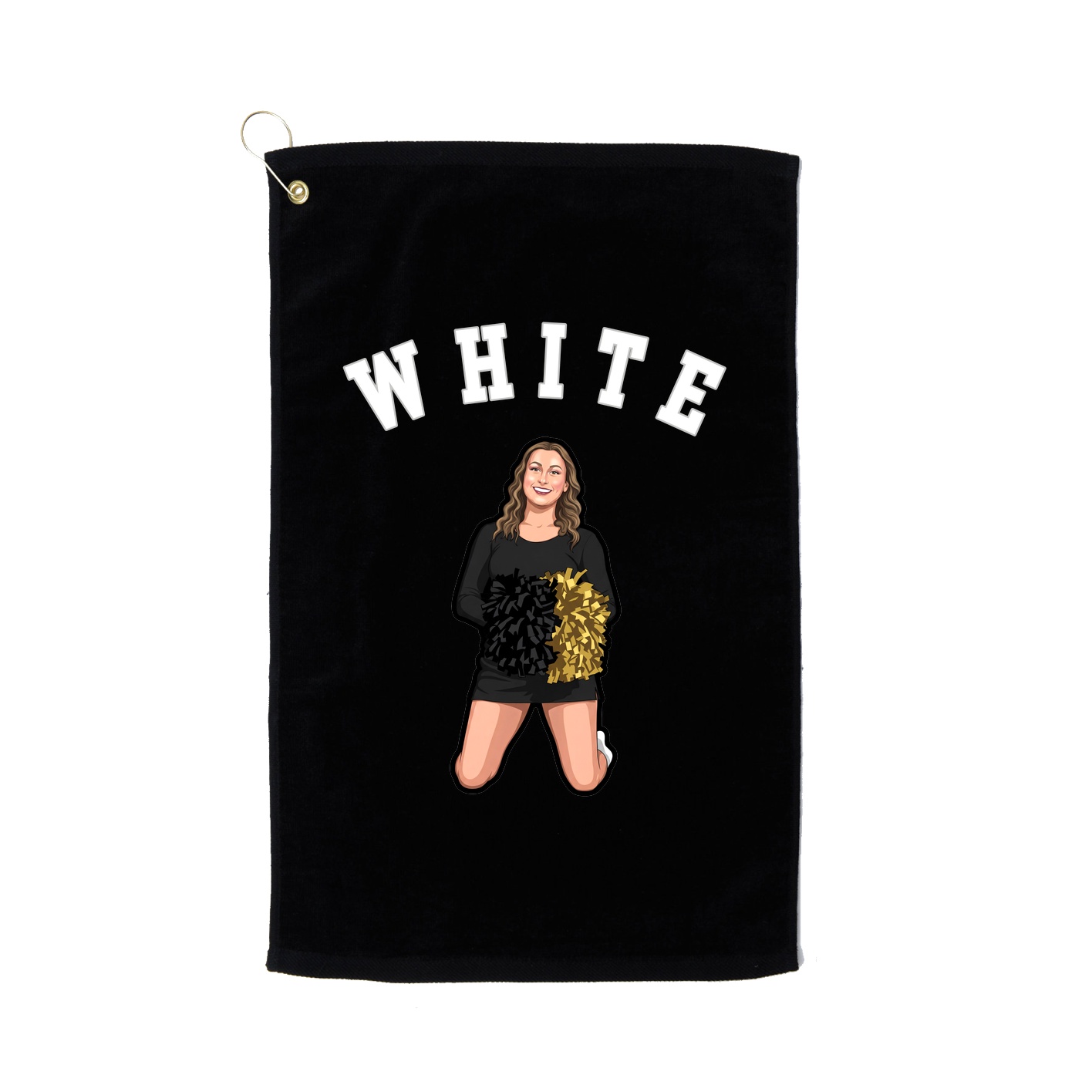 Golf Towel — Shirsey Arch in Black
