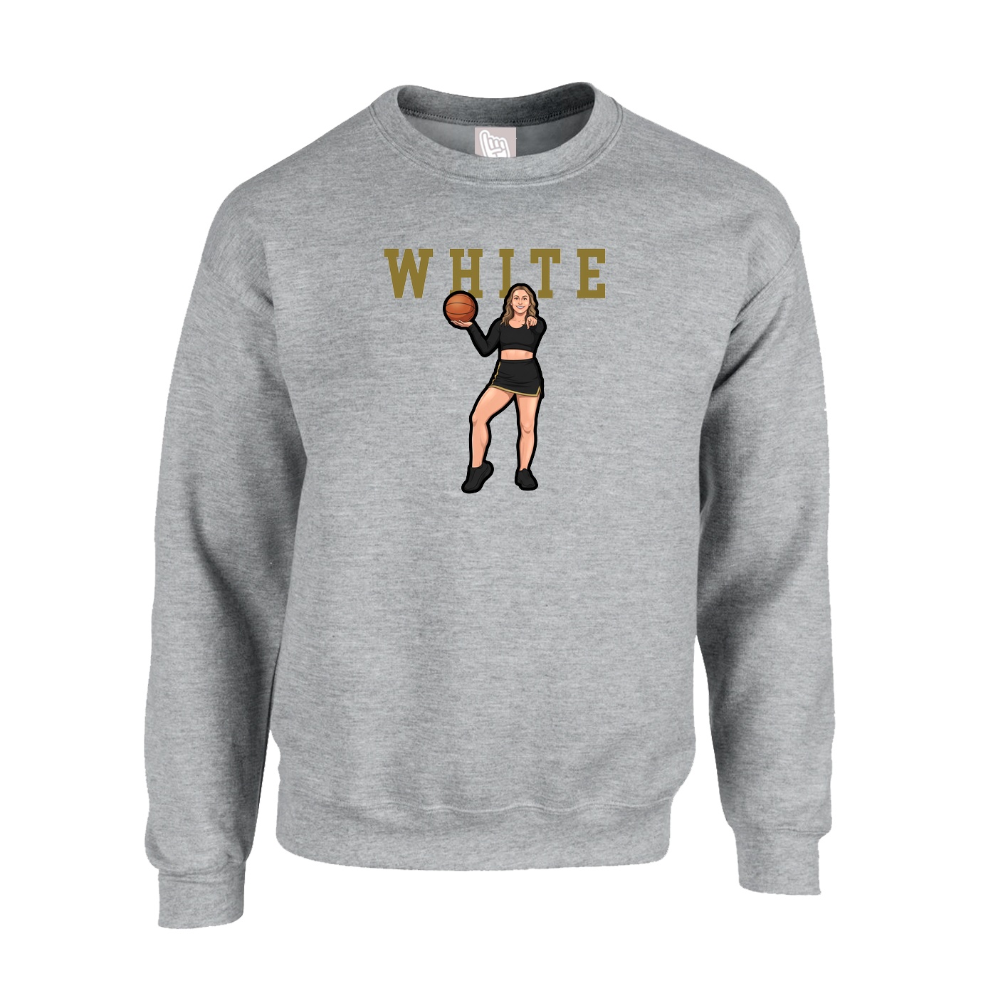 Fleece Crew — Shirsey in Grey