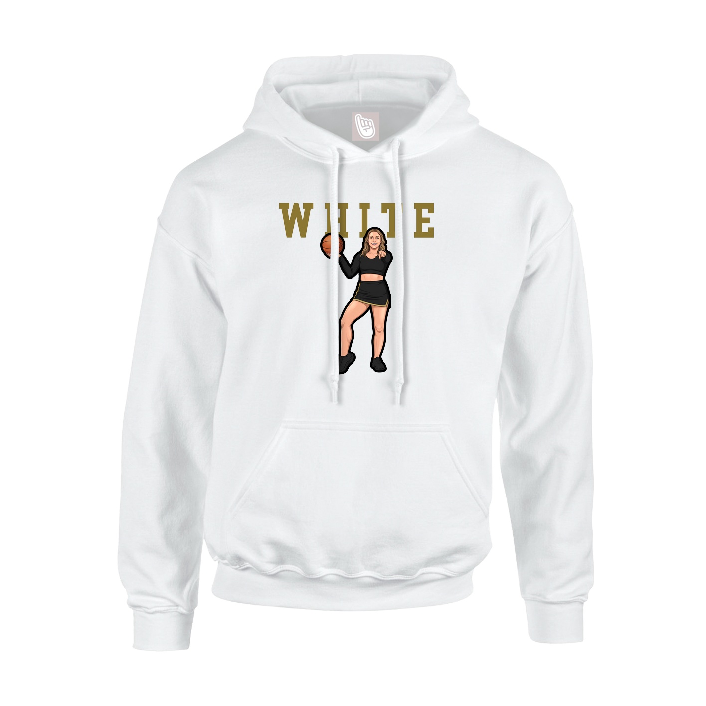 Youth Hoodie — Shirsey in White