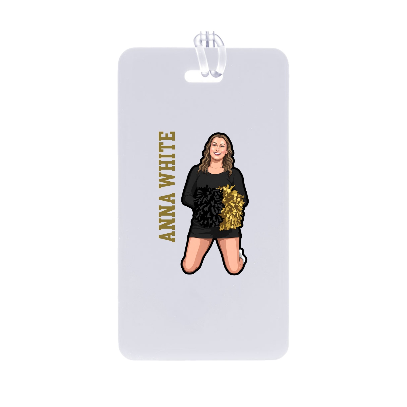Bag Tag — Name Vertical in Classic