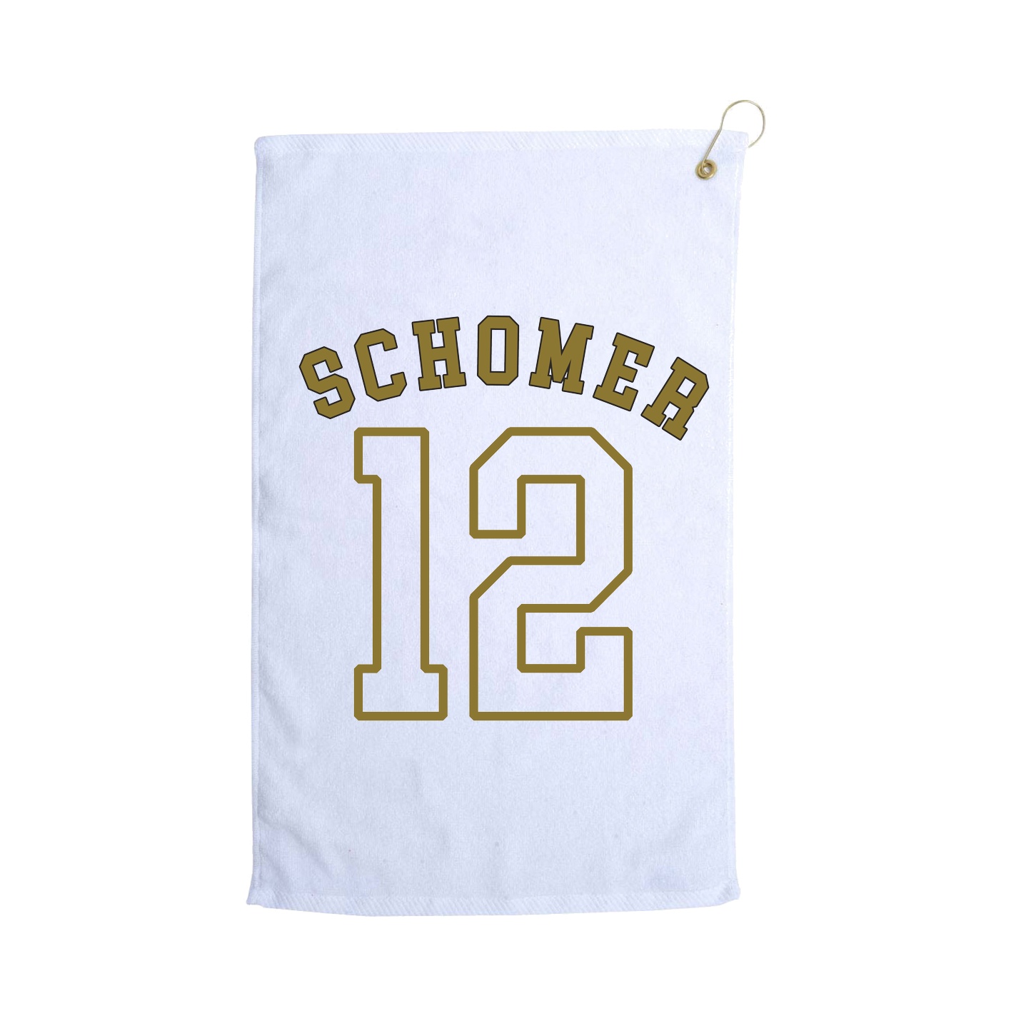 Golf Towel — Shirsey Arch in White