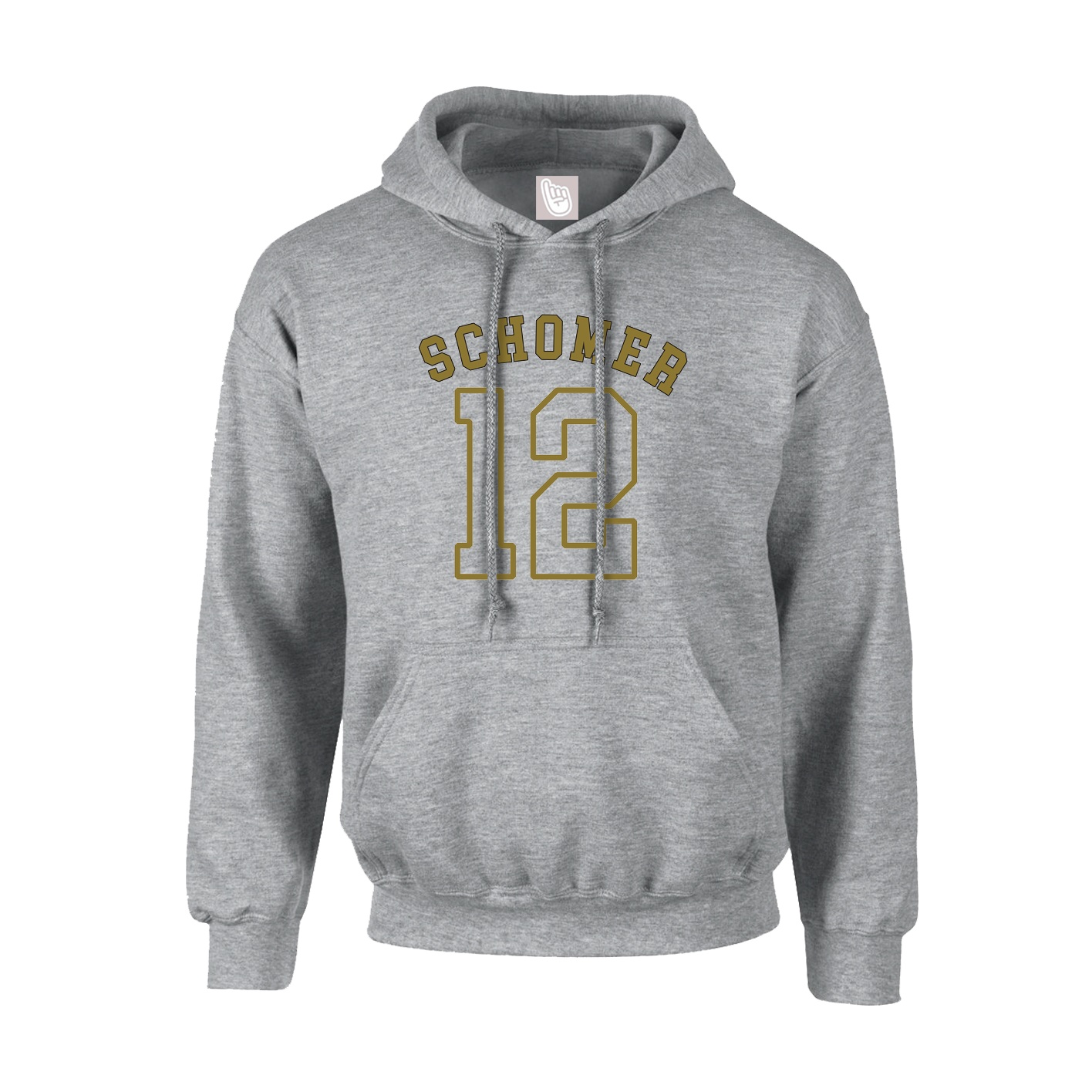 Youth Hoodie — Shirsey Arch in Grey