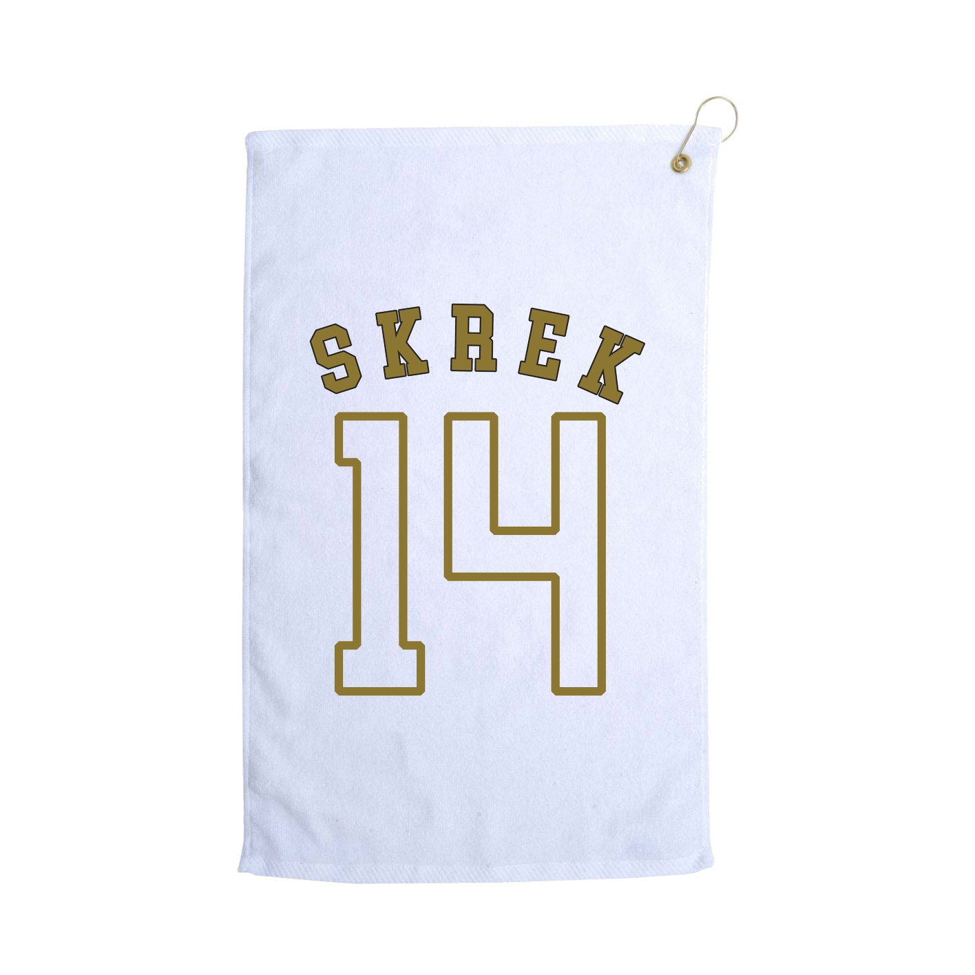 Golf Towel — Shirsey Arch in White