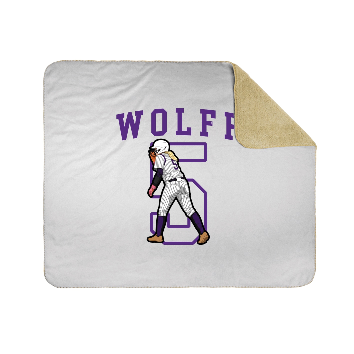 Throw Blanket — Shirsey in White
