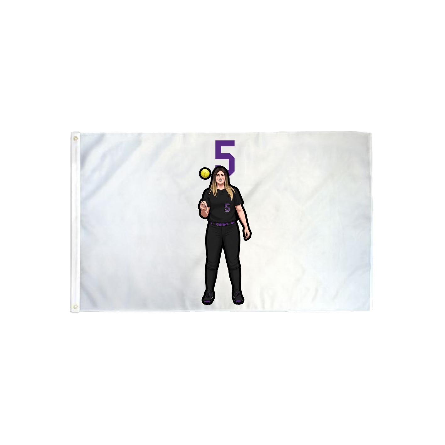 3x5 Flag — Number Top in Classic