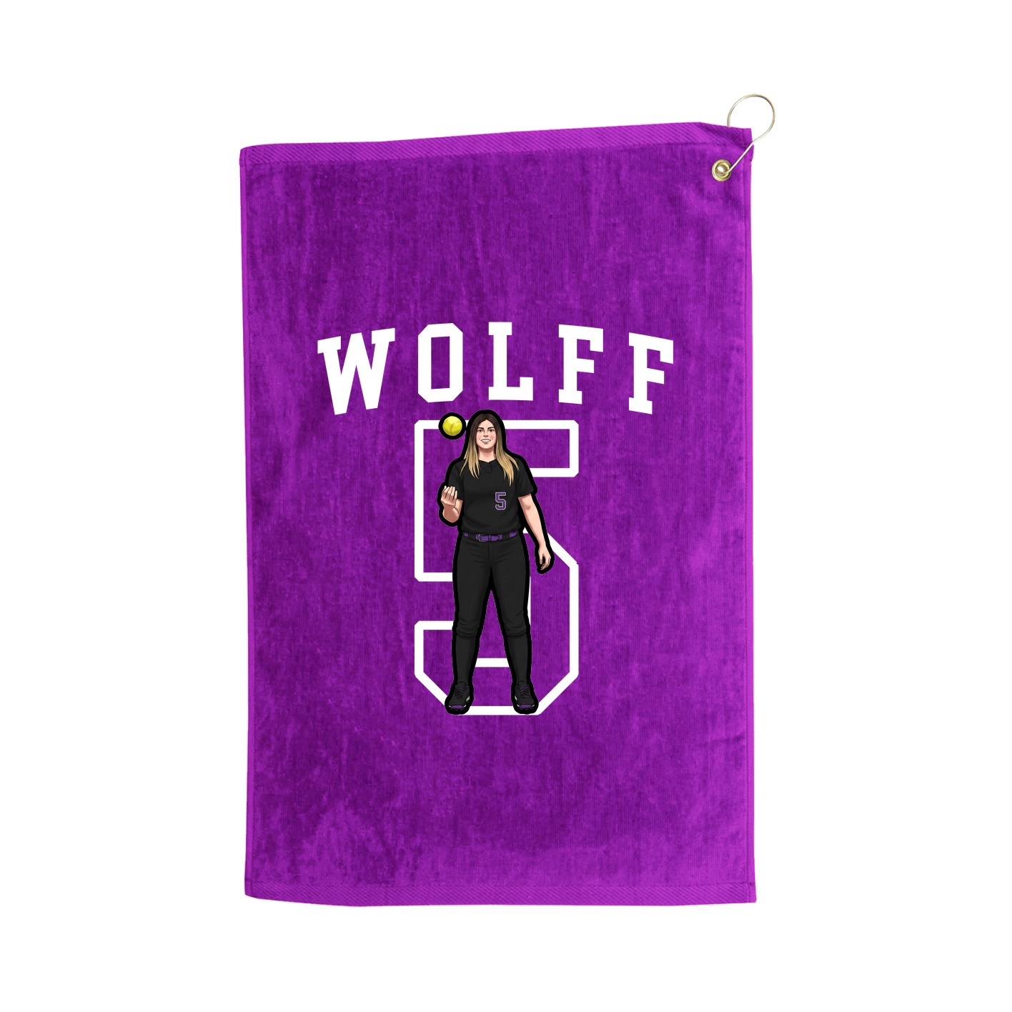 Golf Towel — Shirsey in Purple