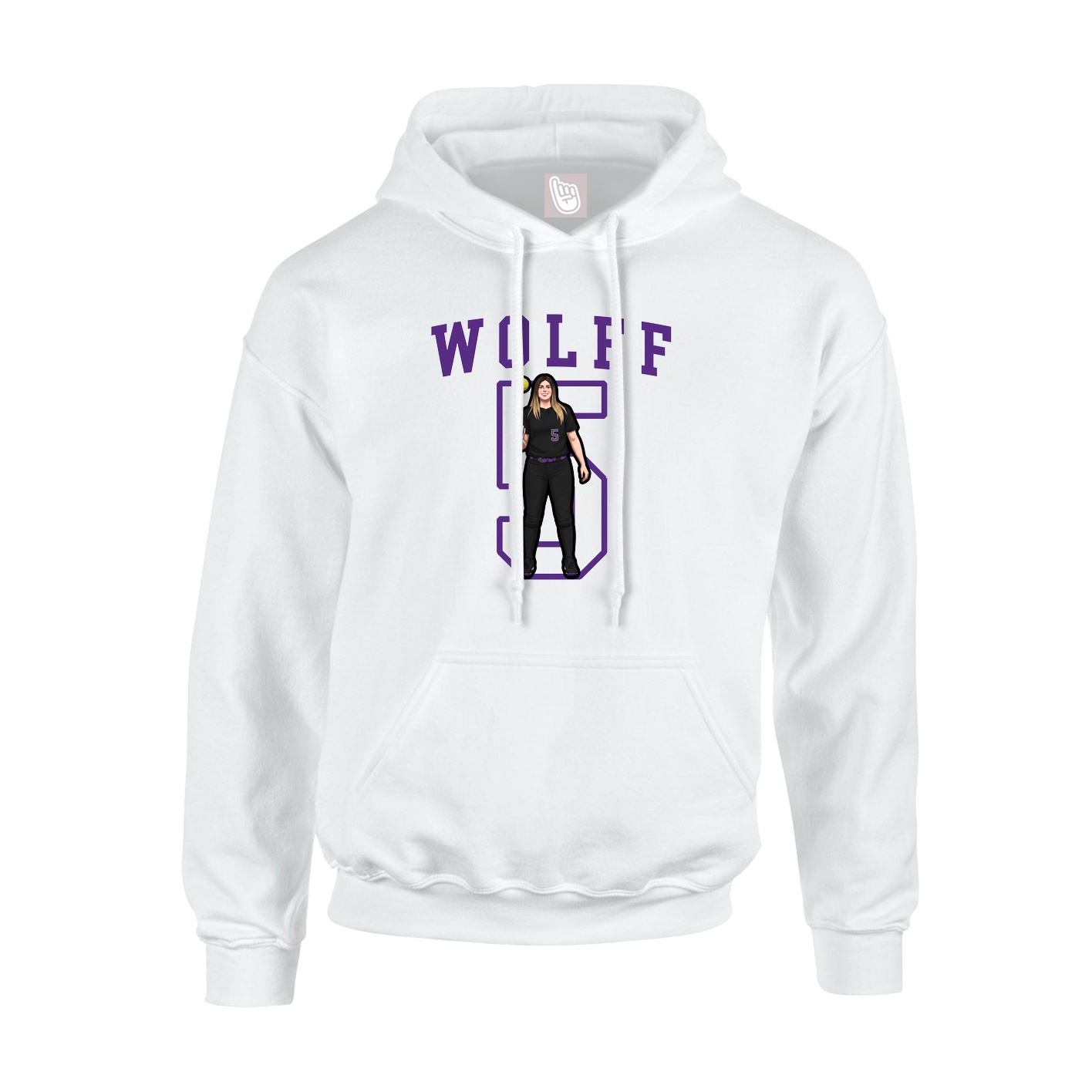 Youth Hoodie — Shirsey in White