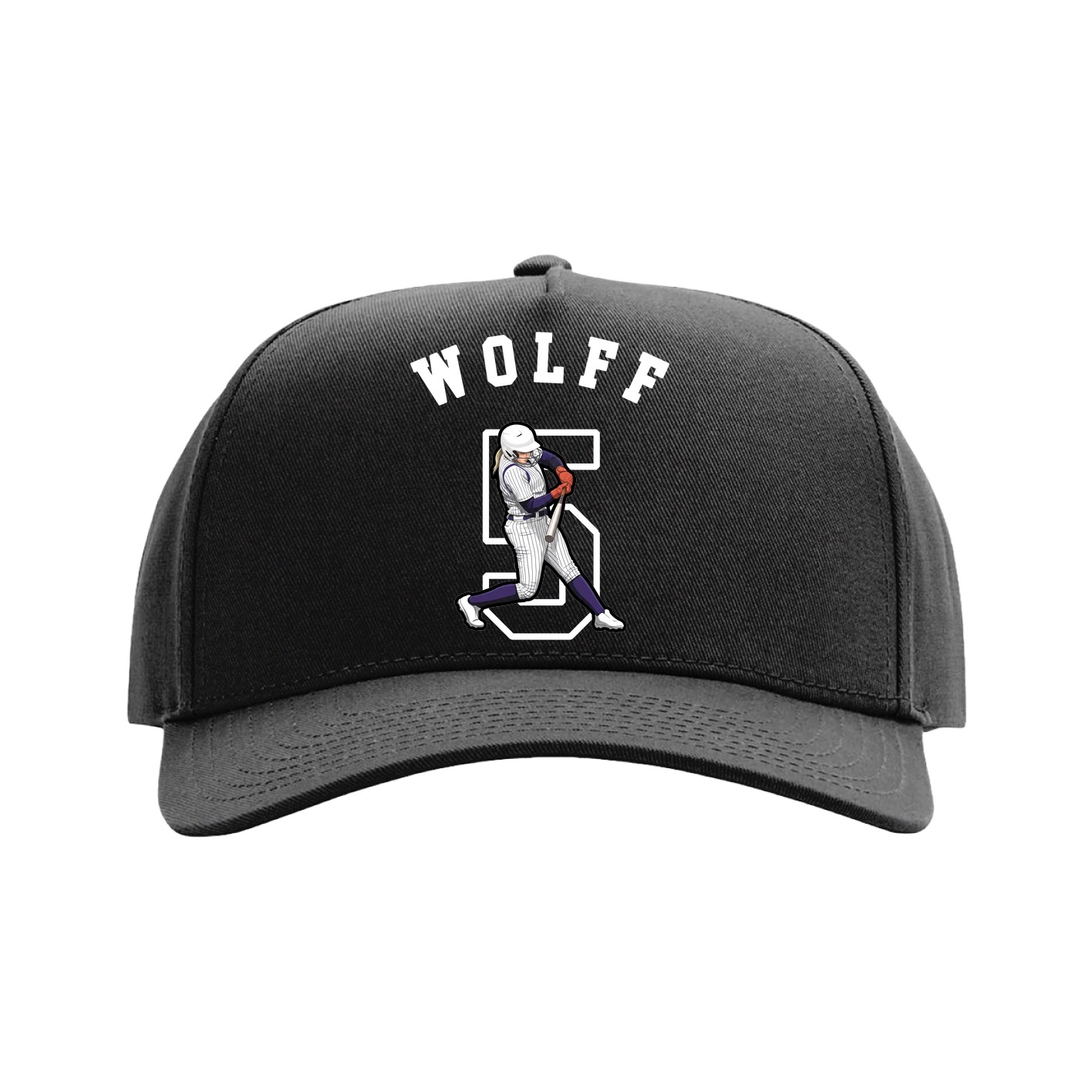 Full Fabric Five-Panel Champ Cap