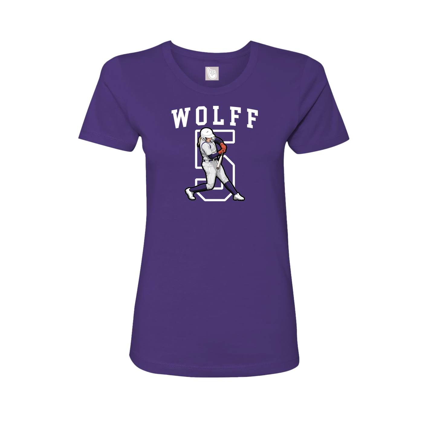 Fitted Women's Tee — Shirsey in Purple