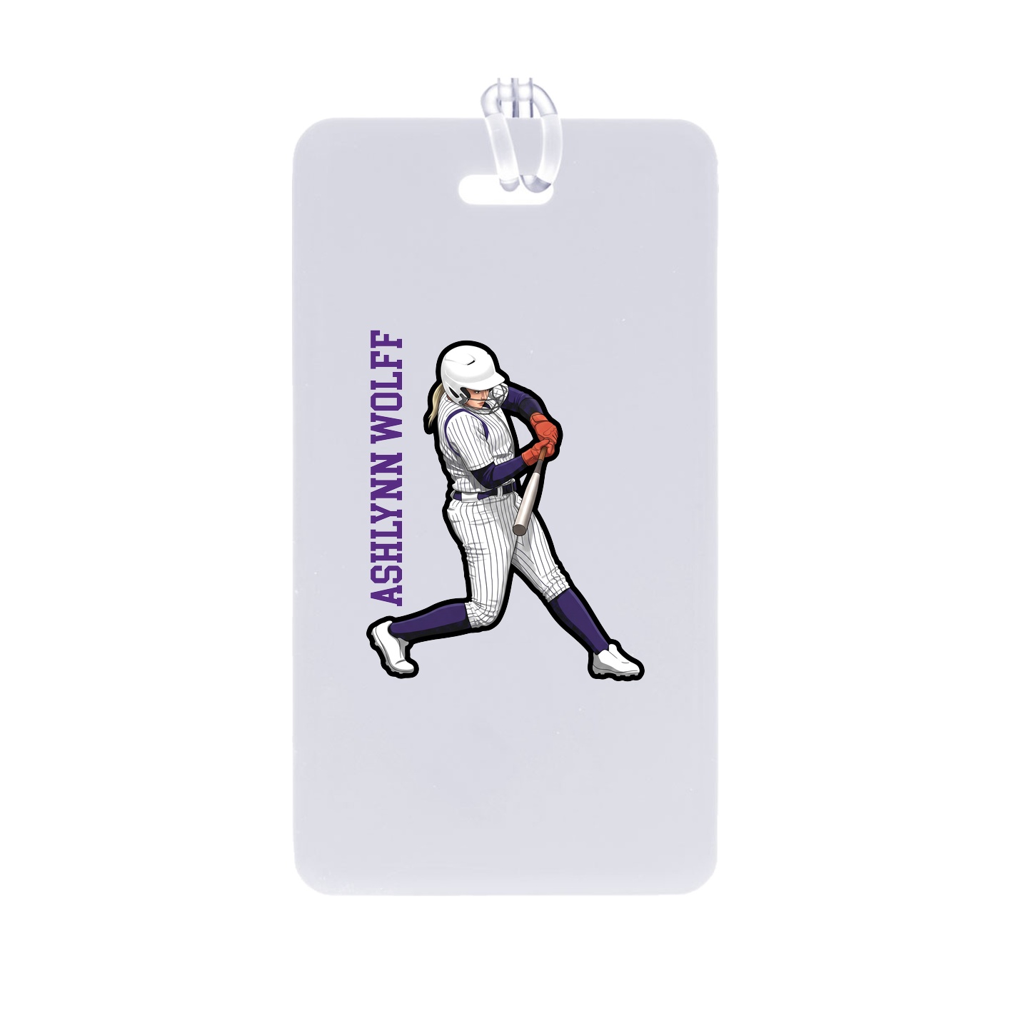 Bag Tag — Name Vertical in Classic