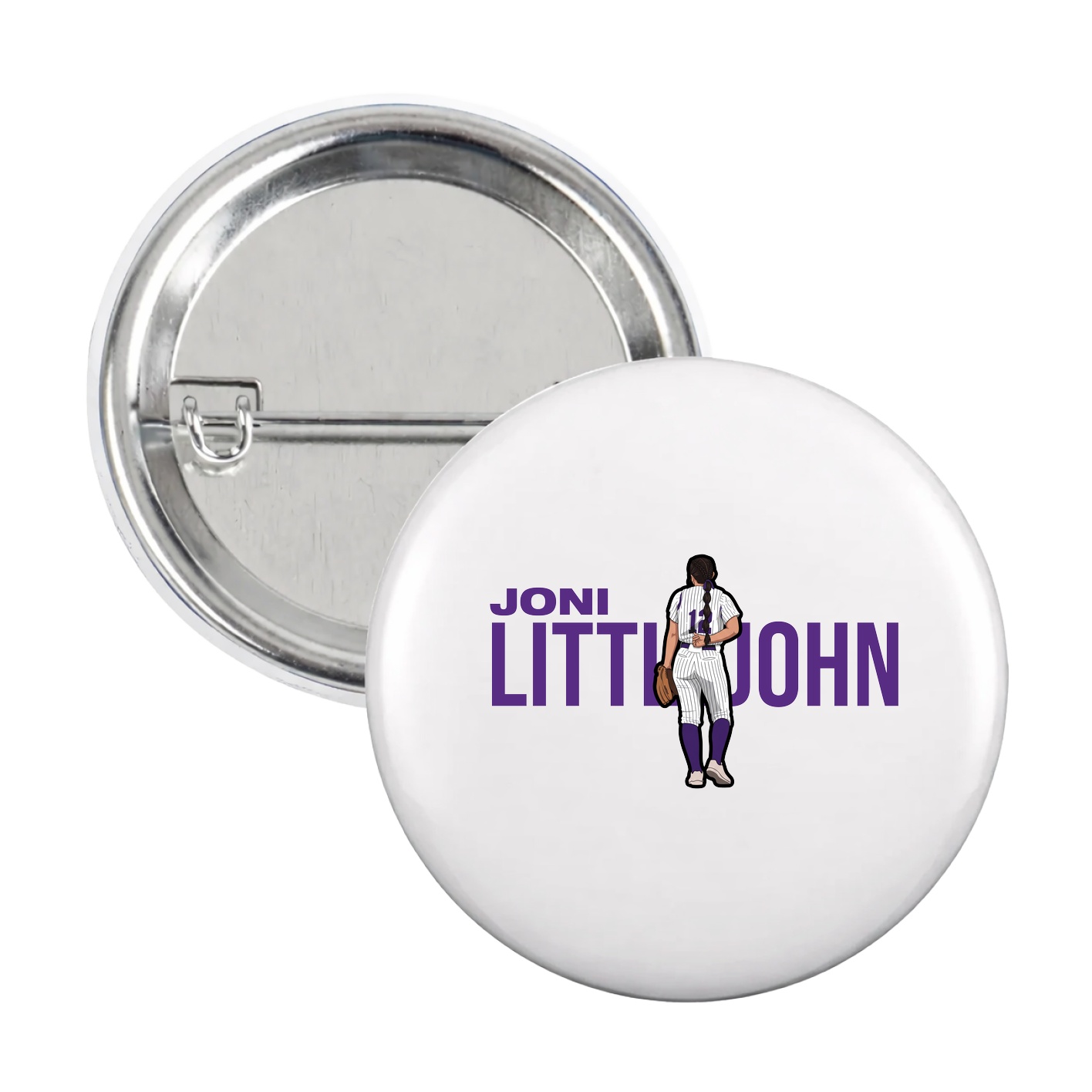 Game Day Button — Player Name in White