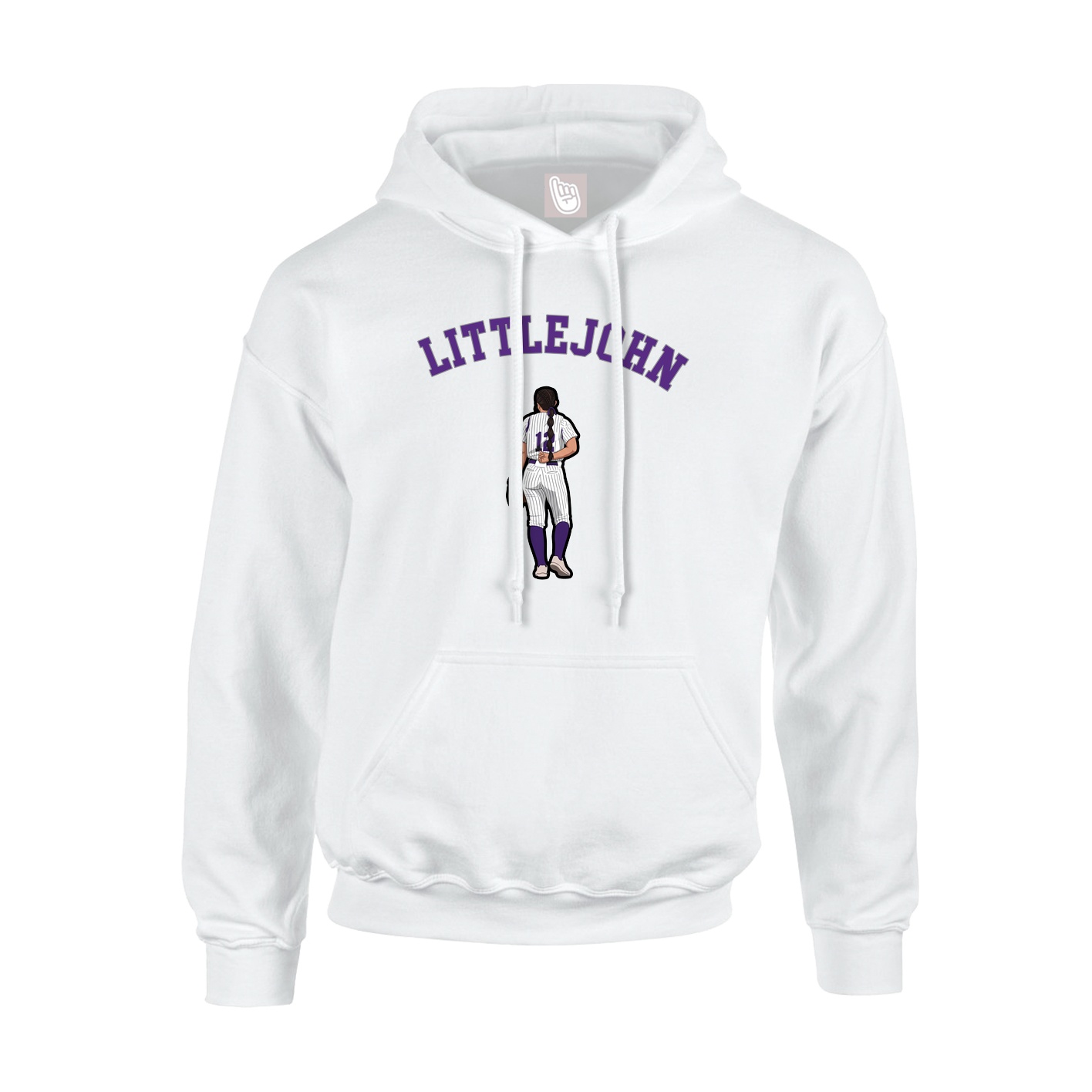 Youth Hoodie — Shirsey Arch in White
