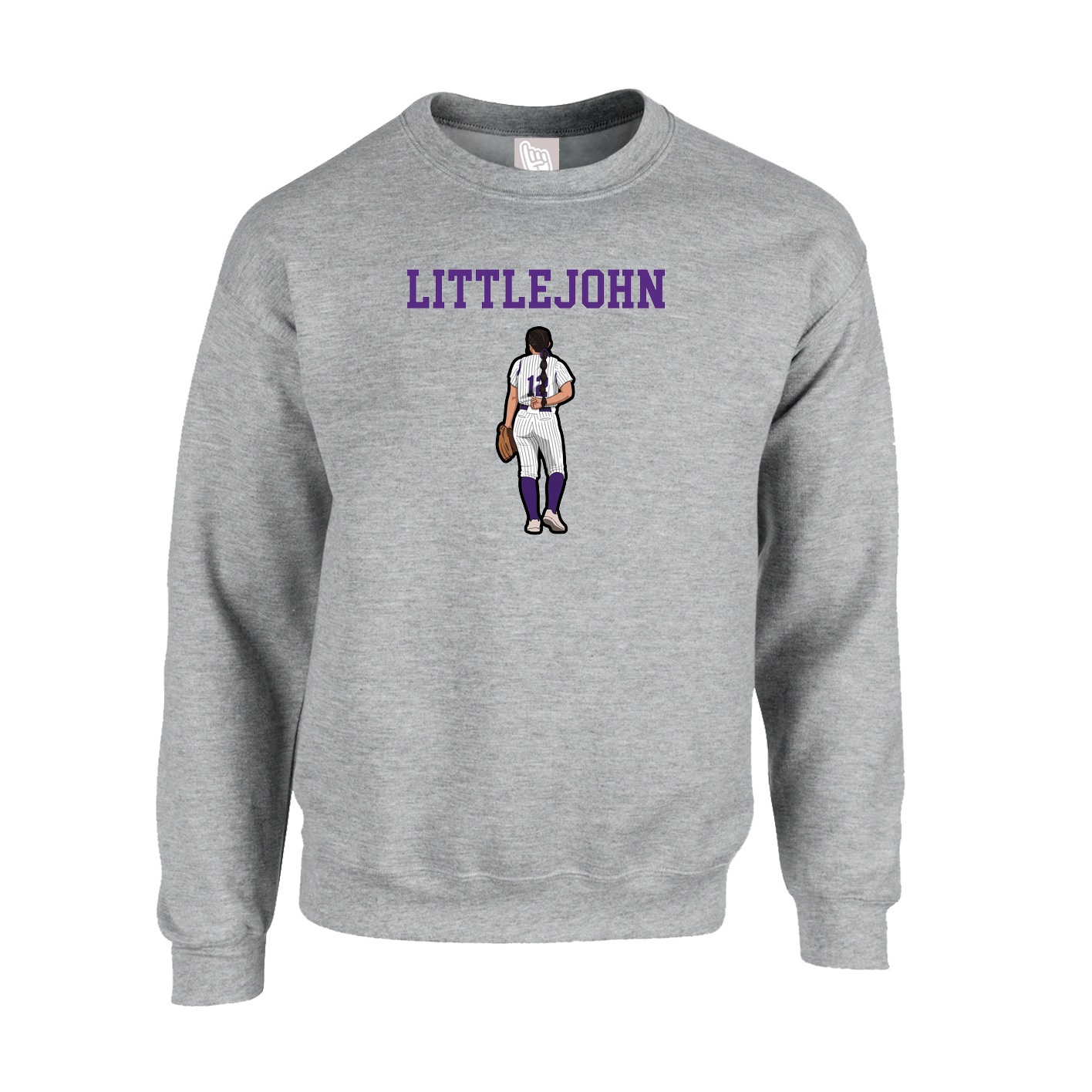 Fleece Crew — Shirsey in Grey