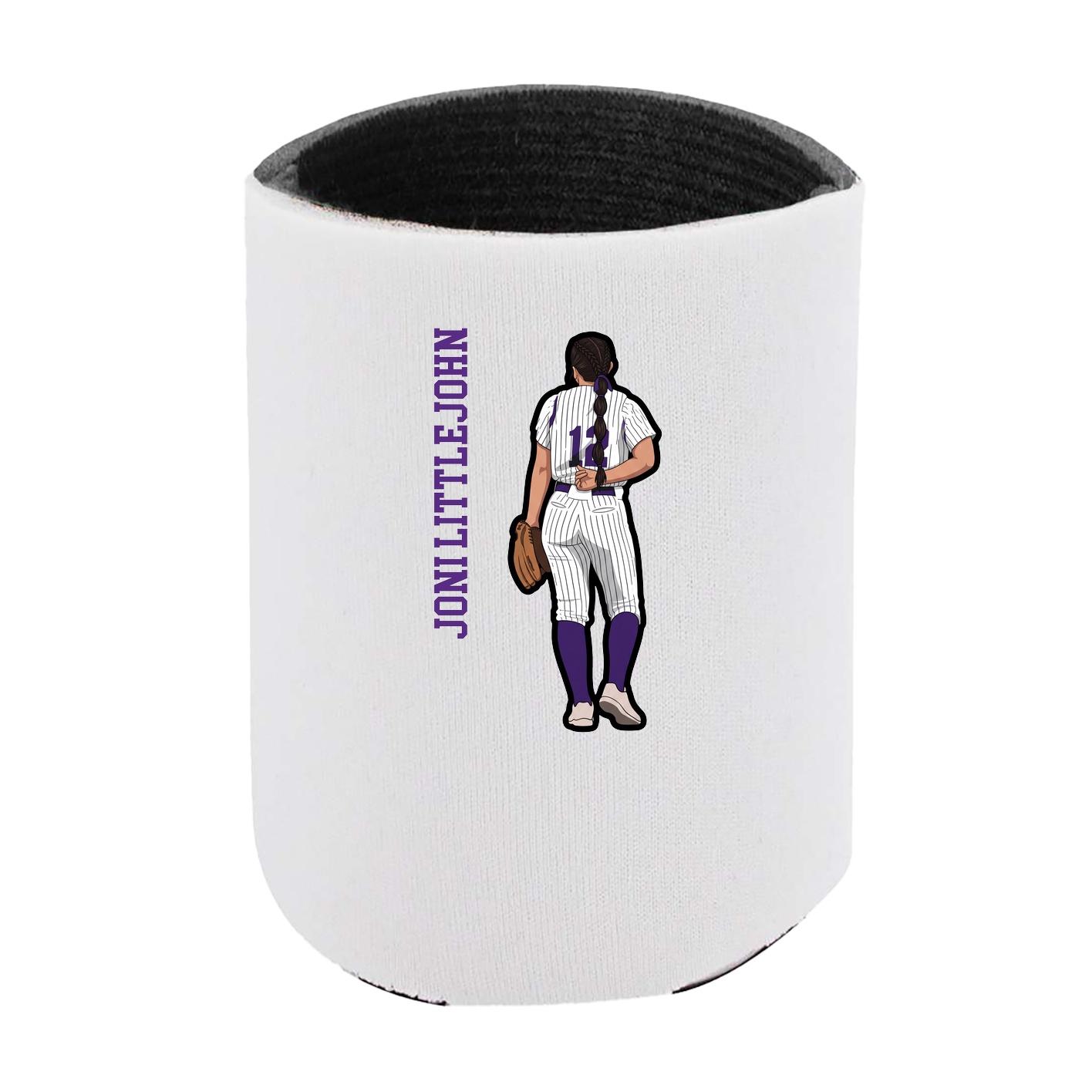 Can Holder — Name Vertical in White