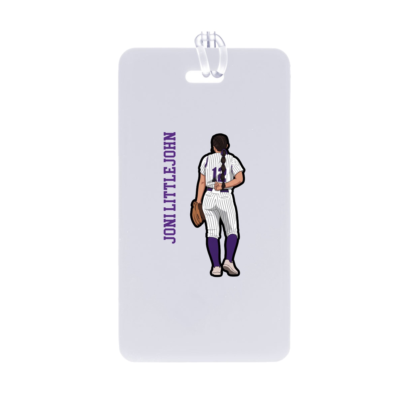 Bag Tag — Name Vertical in Classic