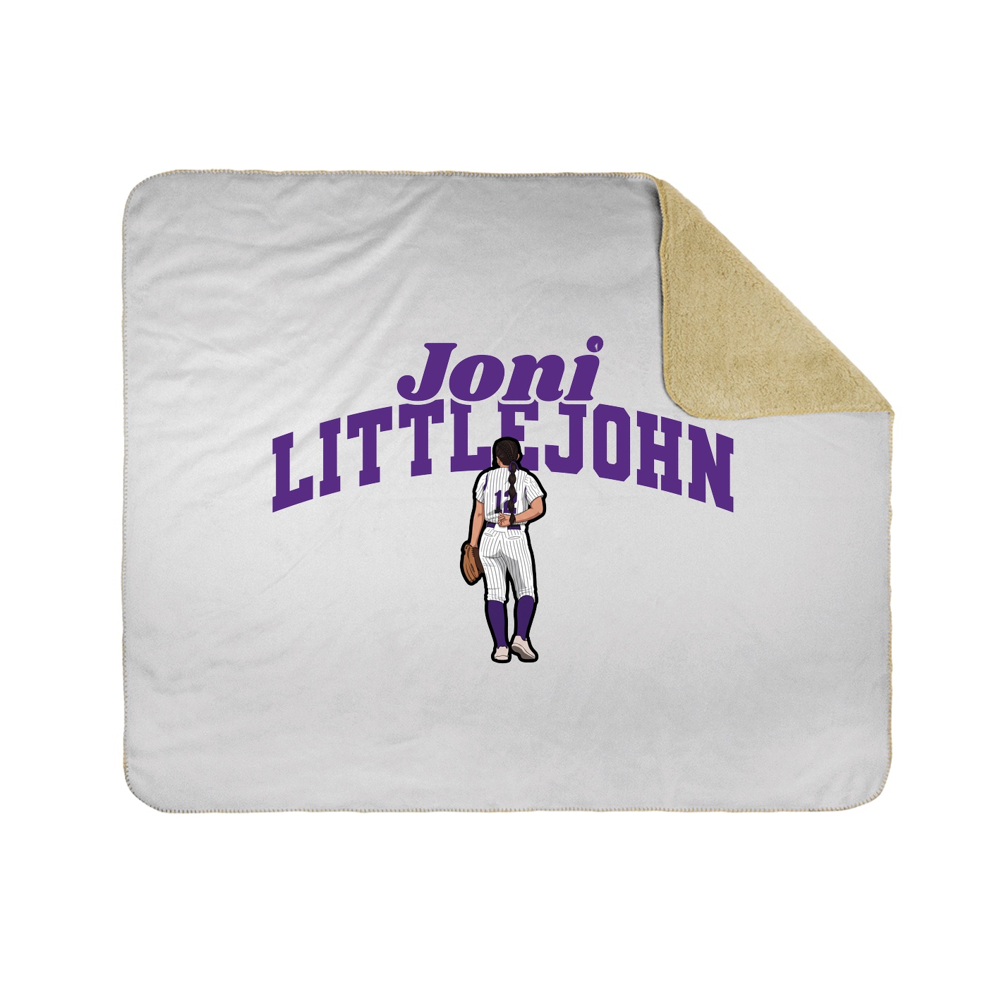 Throw Blanket — Signature Arch in White