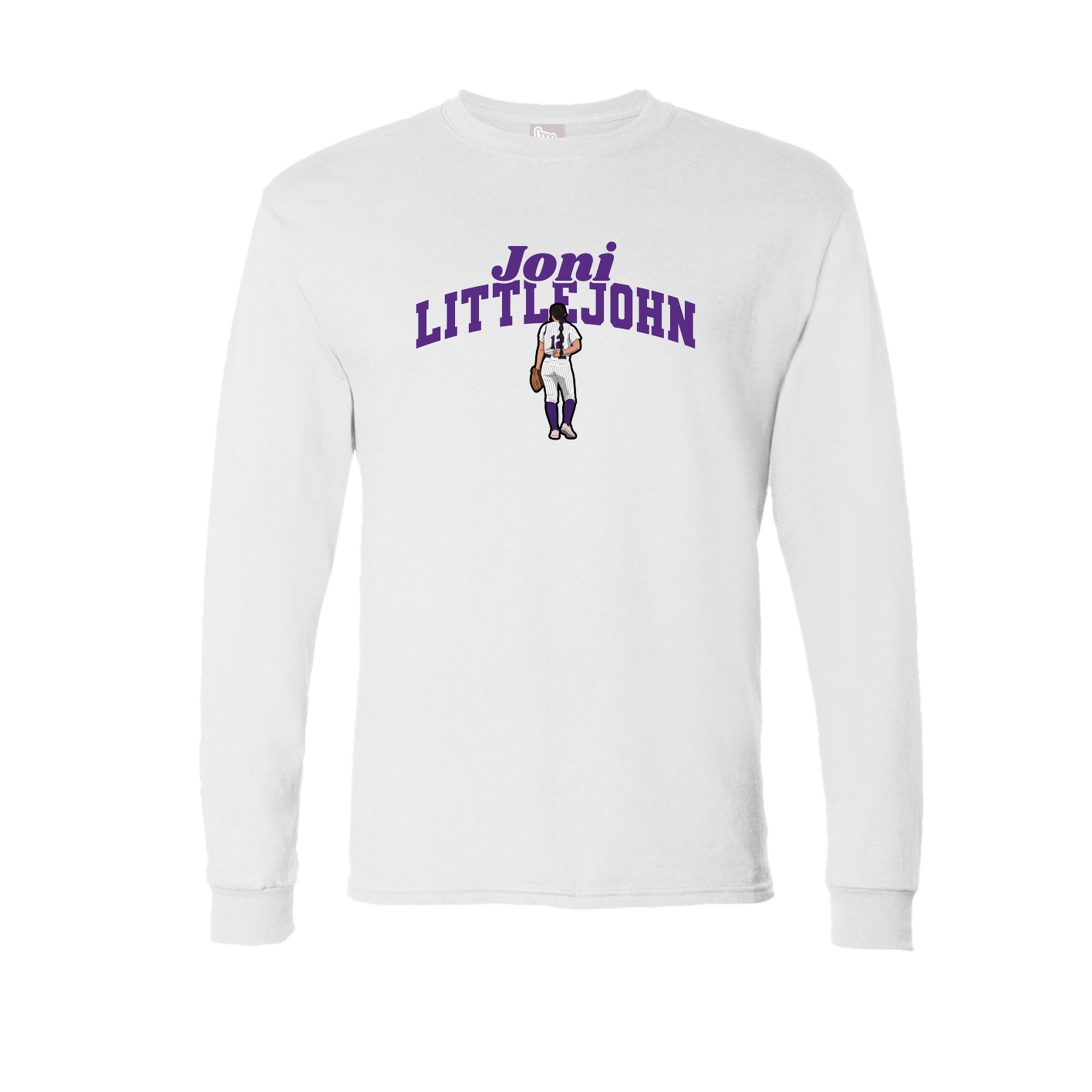 Long Sleeve Tee — Signature Arch in White