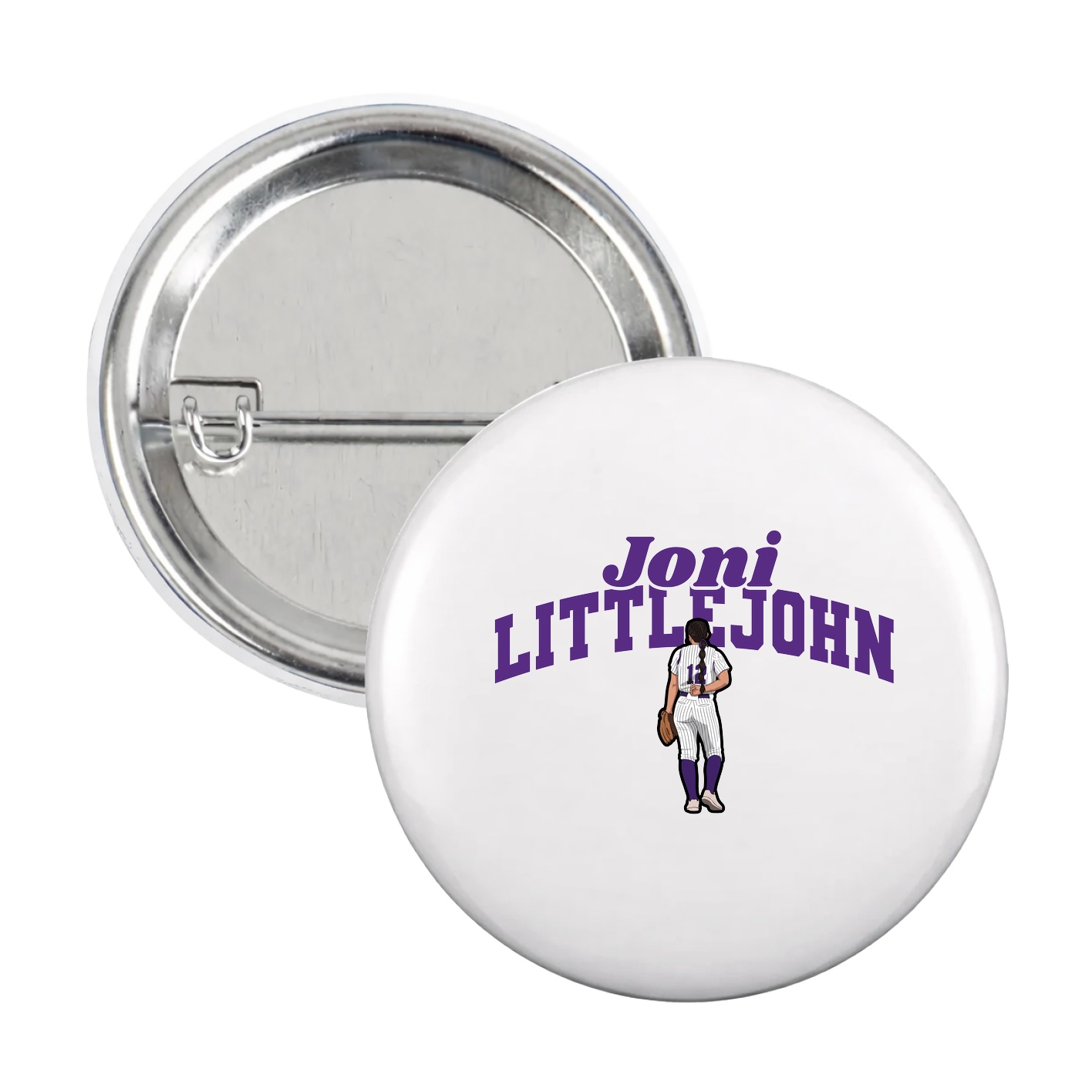 Game Day Button — Signature Arch in White