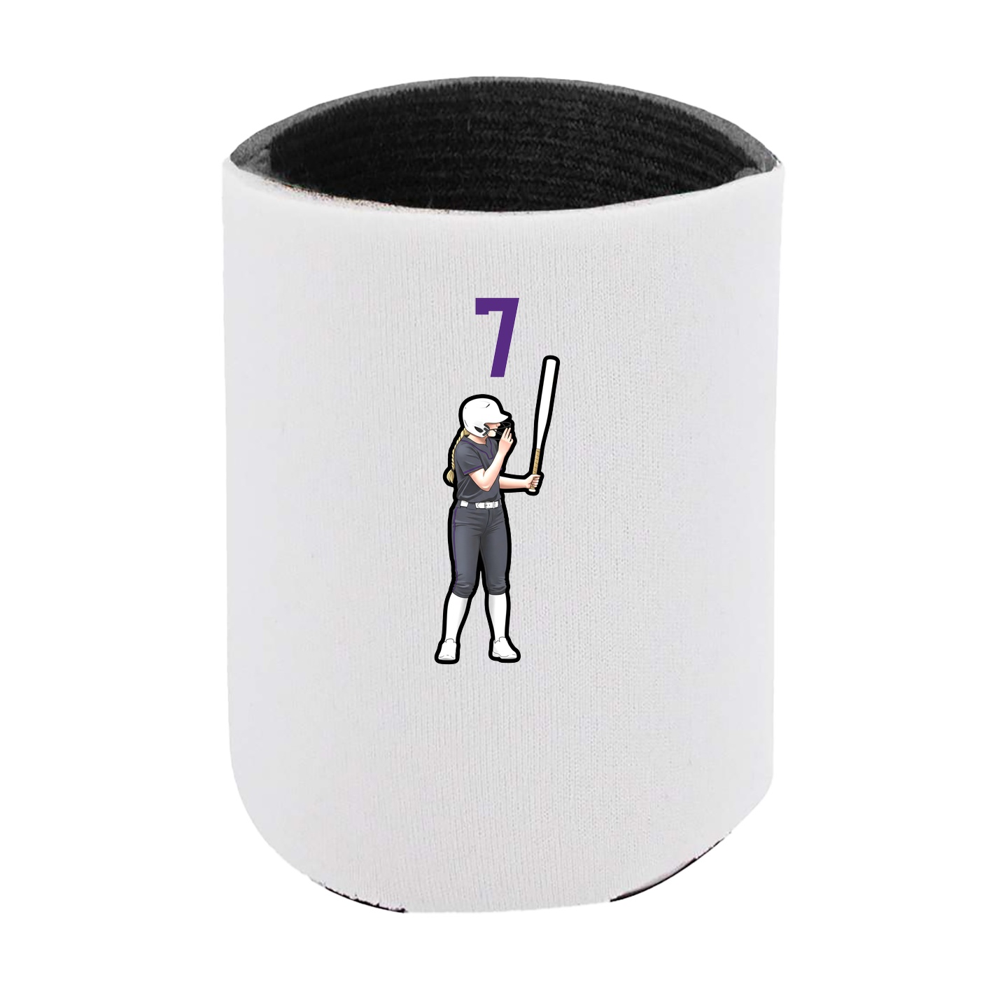 Can Holder — Number Top in White
