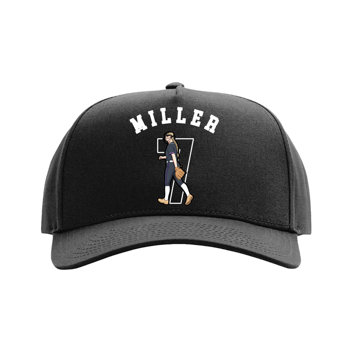 Full Fabric Five-Panel Champ Cap