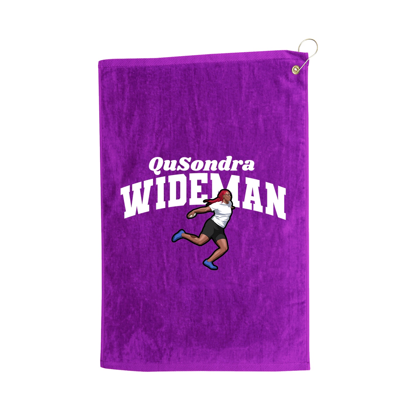 Golf Towel — Signature Arch in Purple
