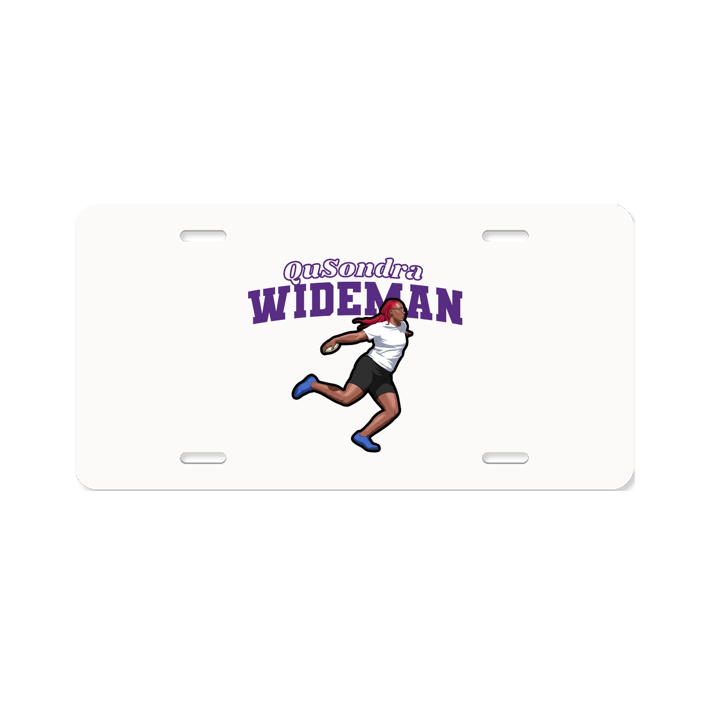 License Plate — Name Arch in Classic