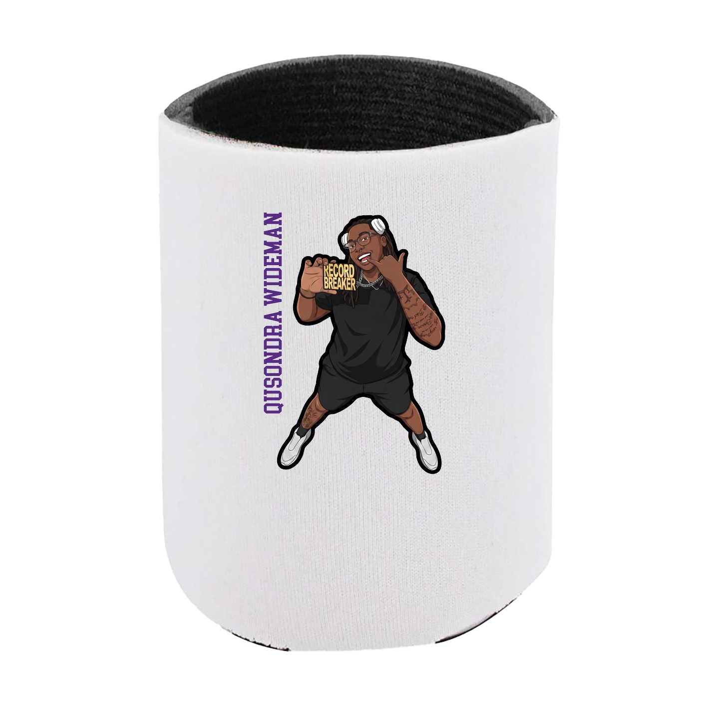 Can Holder — Name Vertical in White