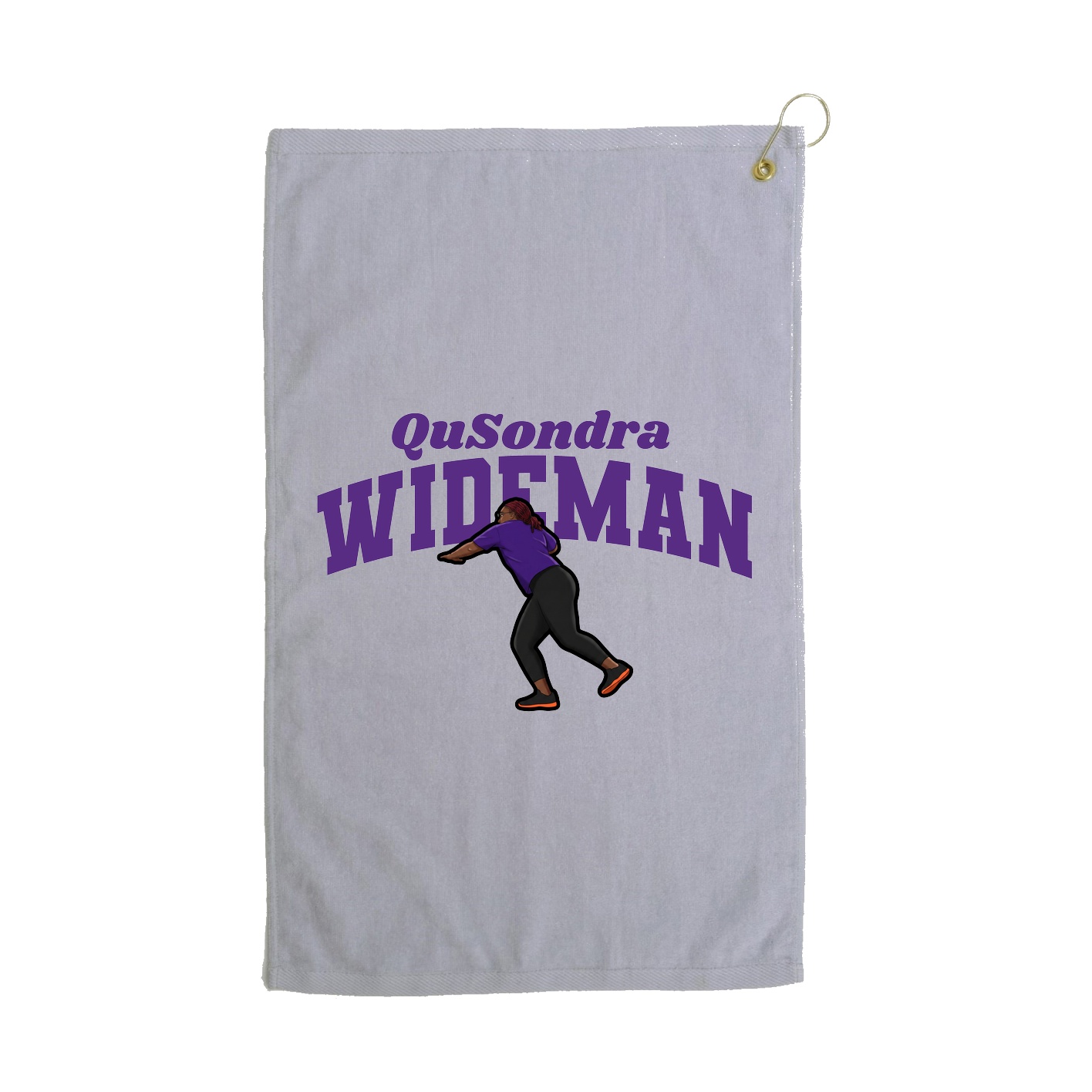 Golf Towel — Signature Arch in Grey