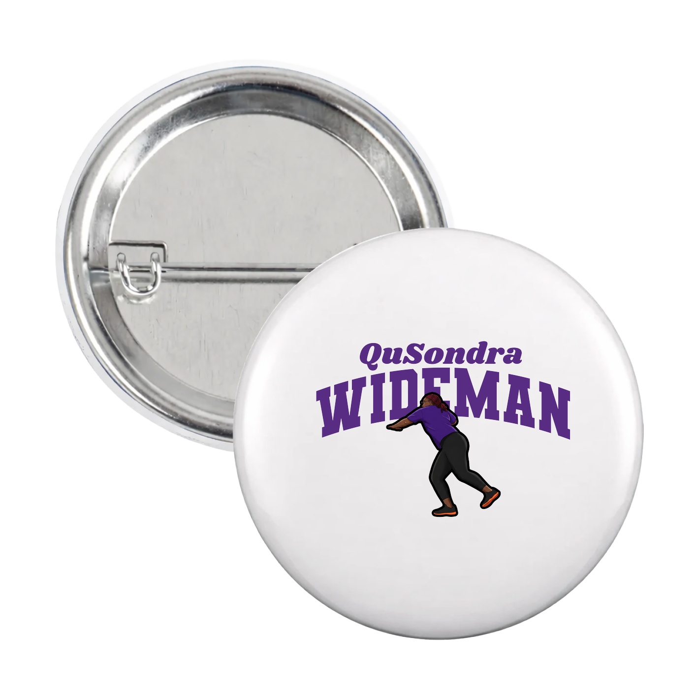 Game Day Button — Signature Arch in White