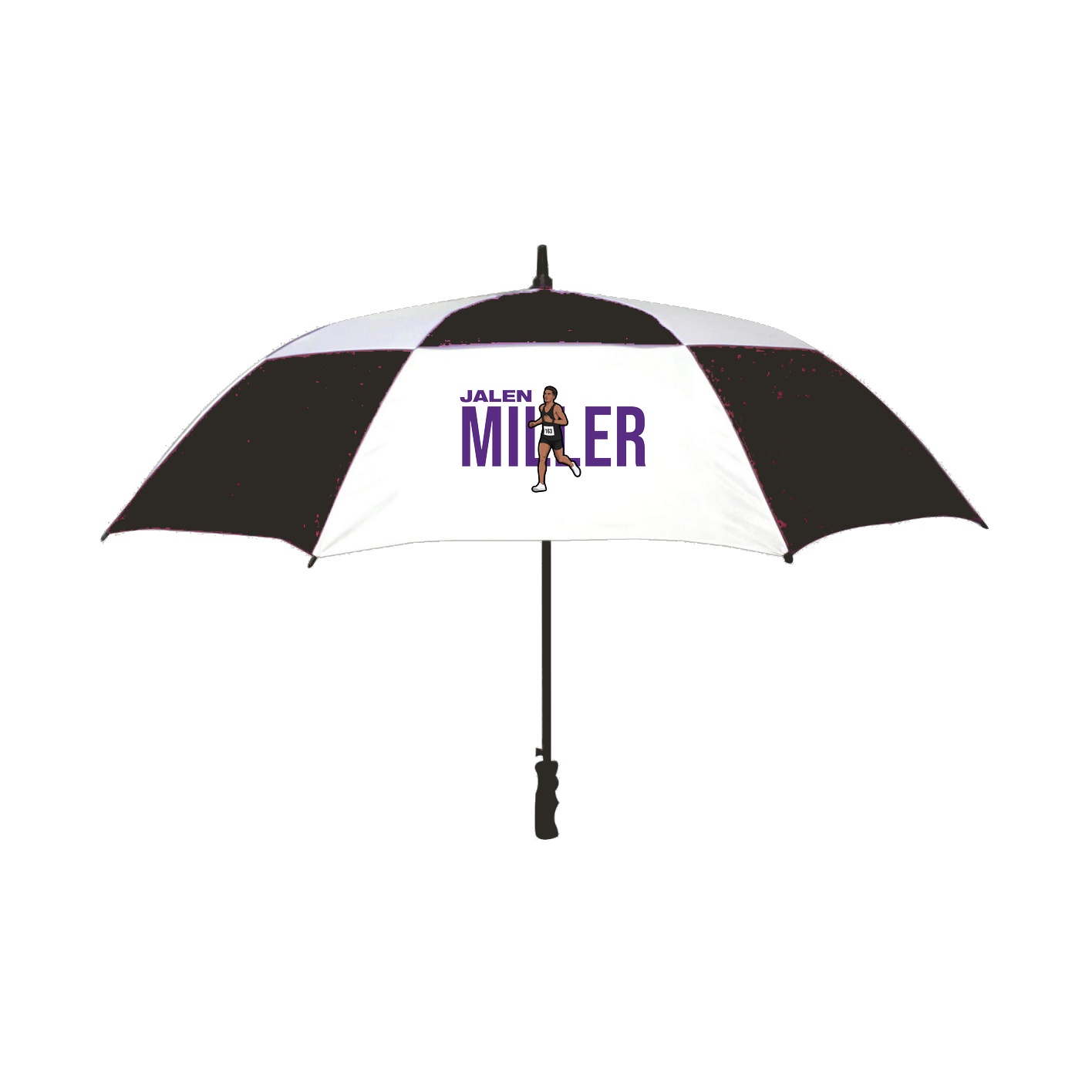 Golf Umbrella — Player Name in Black