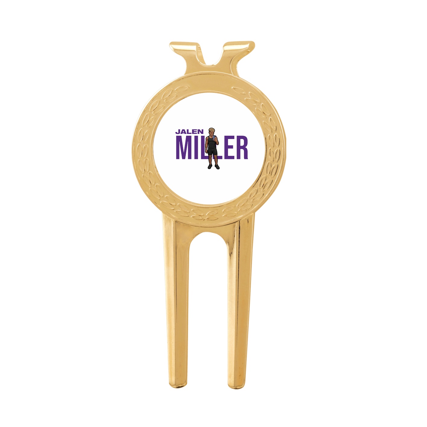 Divot Tool with Ball Marker — Player Name in Classic