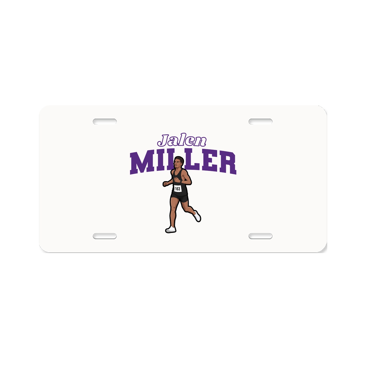 License Plate — Name Arch in Classic