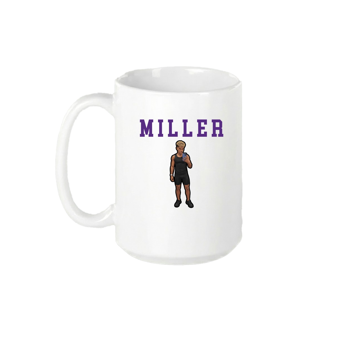 15oz Coffee Mug — Shirsey in White