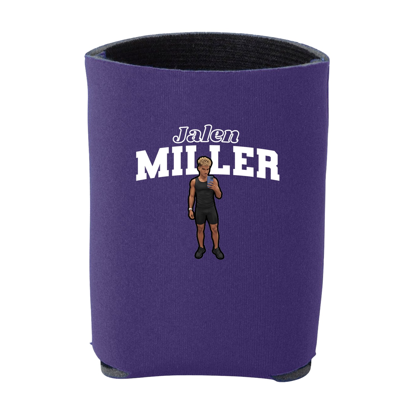 Can Holder — Name Arch in Purple