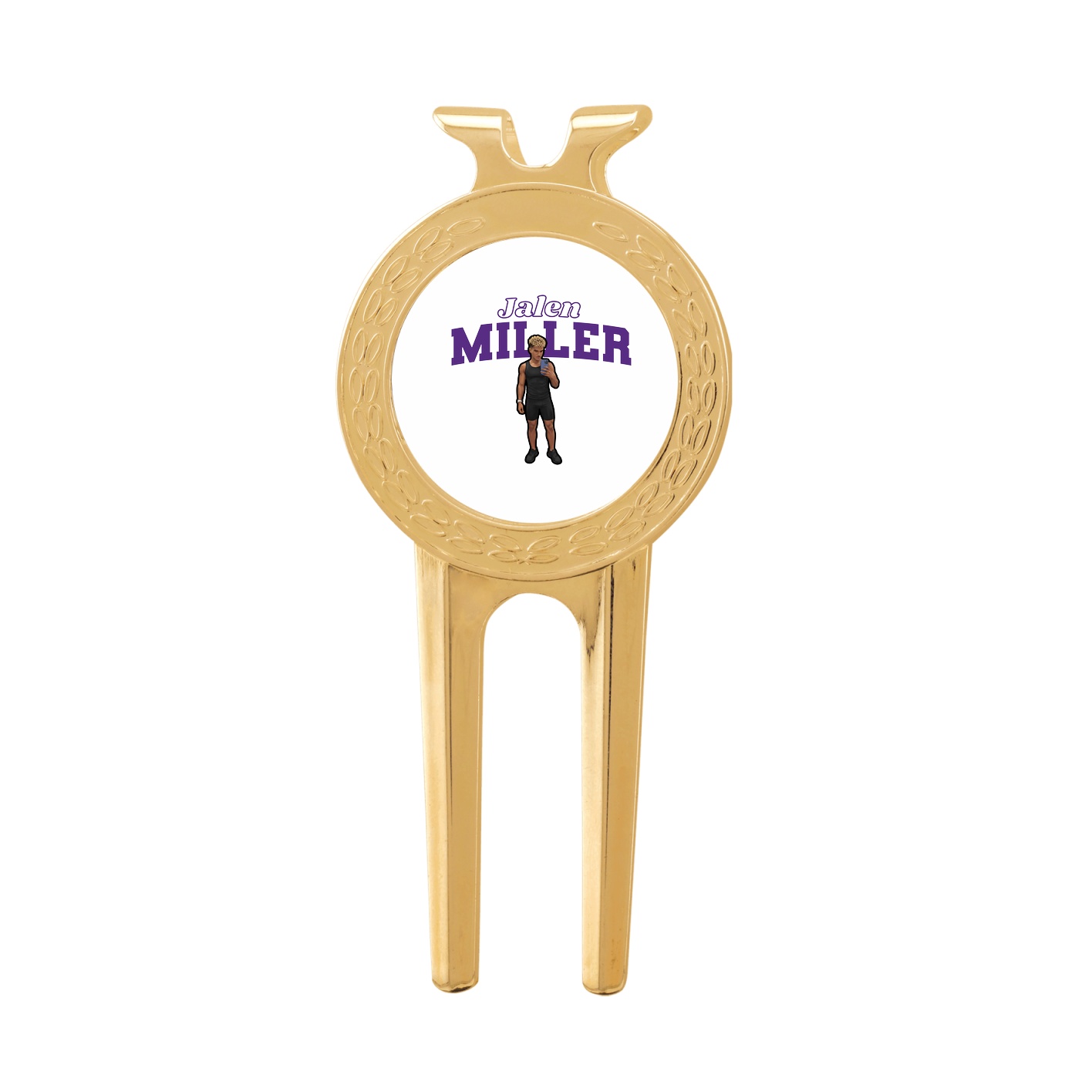 Divot Tool with Ball Marker — Name Arch in Classic