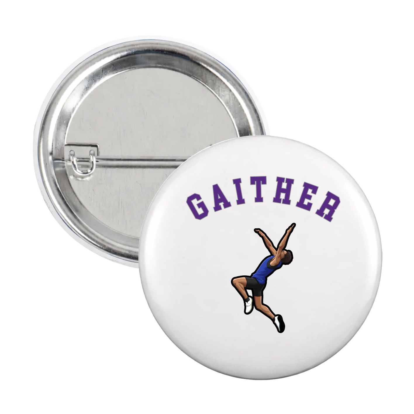 Game Day Button — Shirsey Arch in White