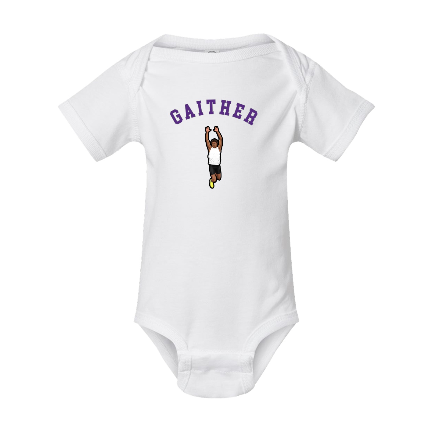 Baby Onesie — Shirsey Arch in White