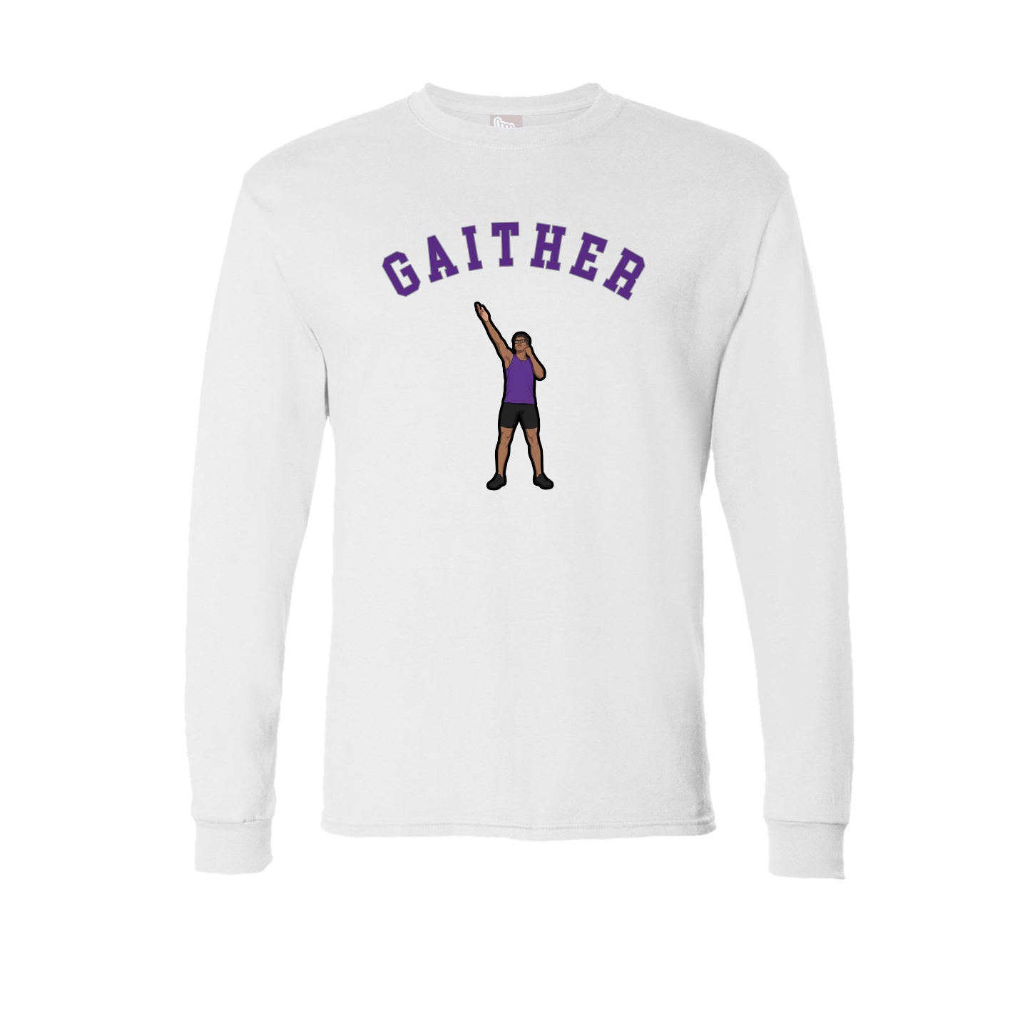Long Sleeve Tee — Shirsey Arch in White