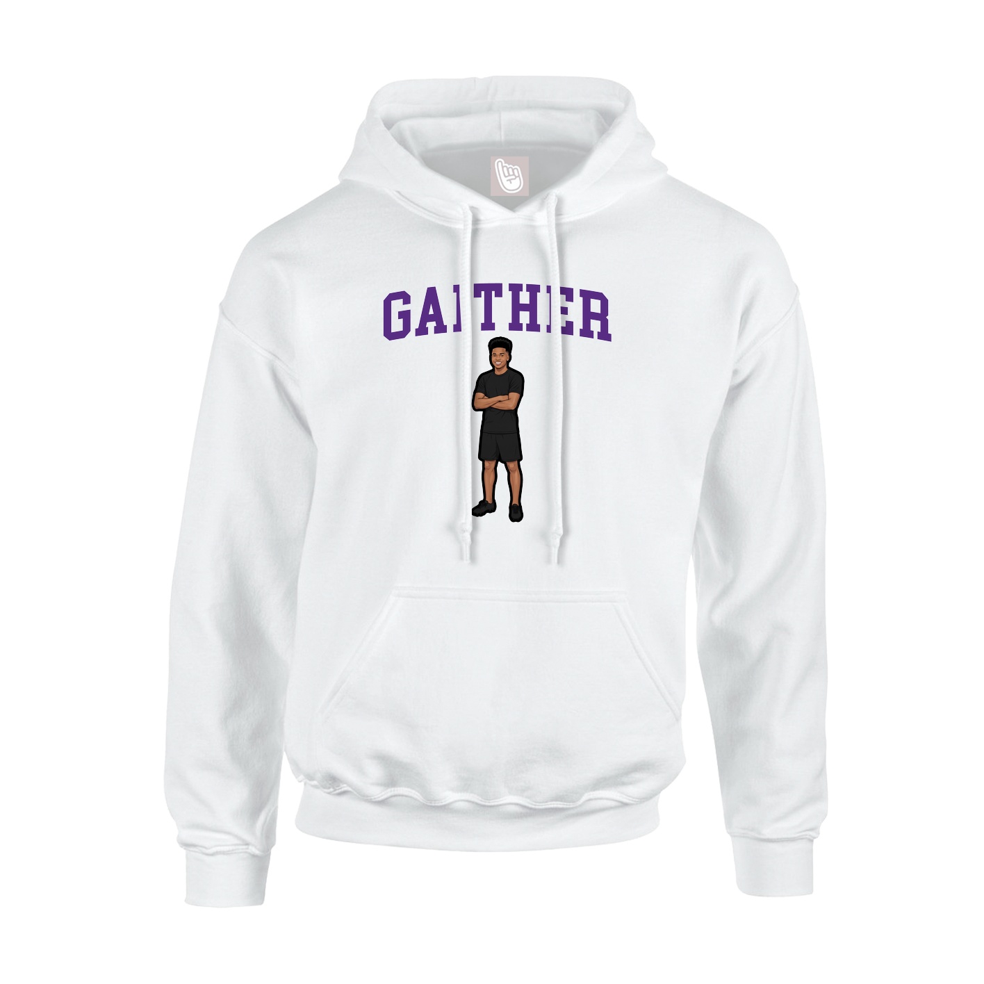 Youth Hoodie — Shirsey in White