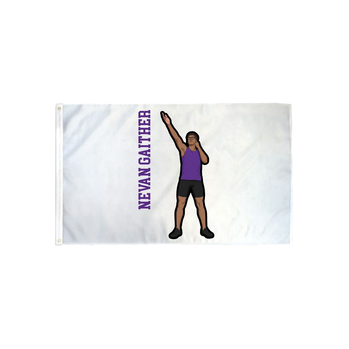 3x5 Flag — Name Vertical in Classic