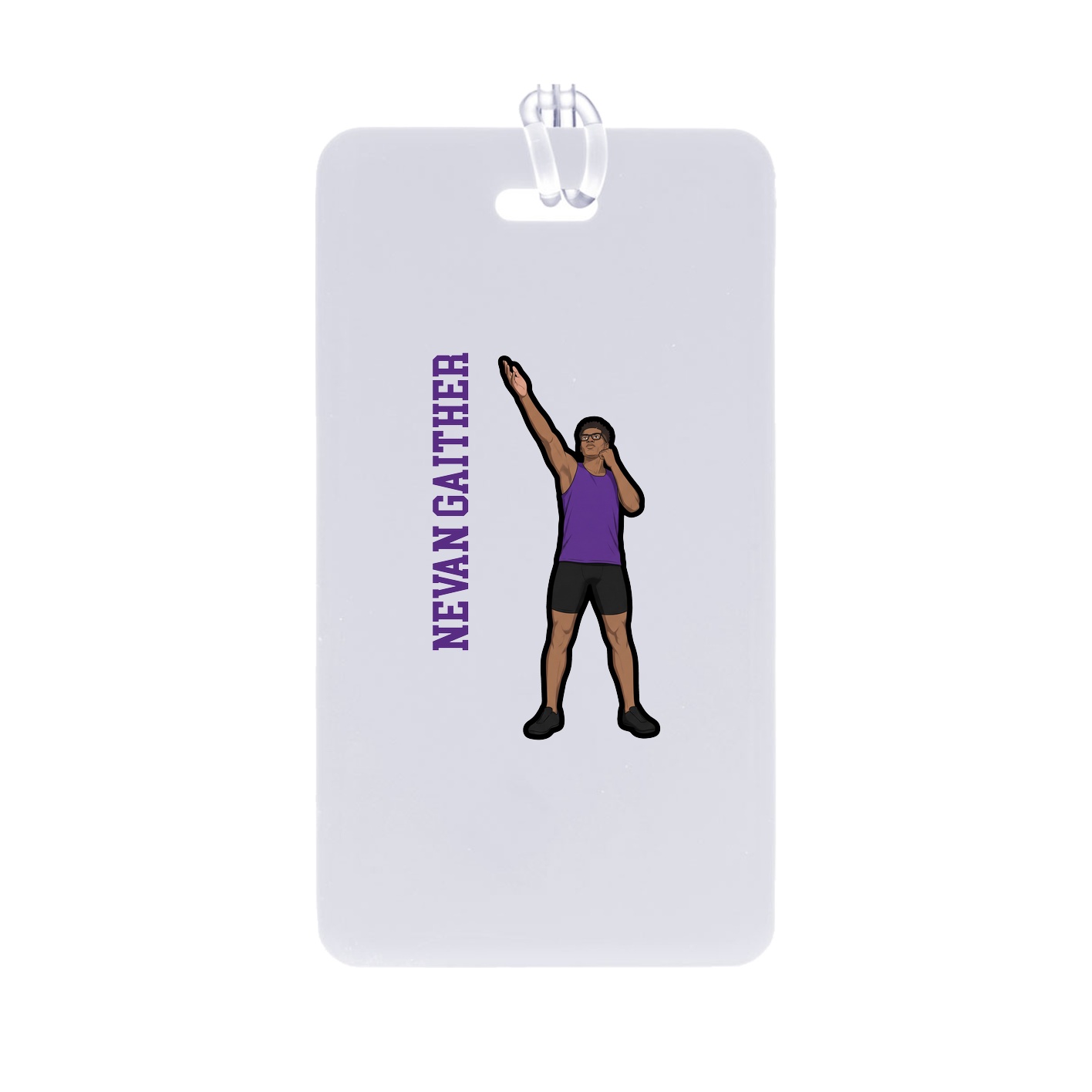 Bag Tag — Name Vertical in Classic