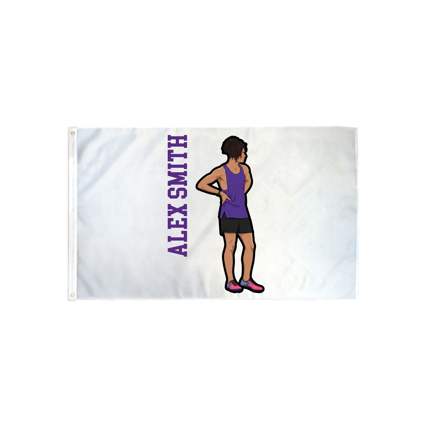 3x5 Flag — Name Vertical in Classic
