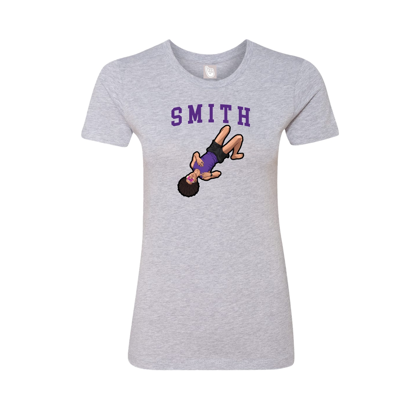 Fitted Women's Tee — Shirsey in Grey