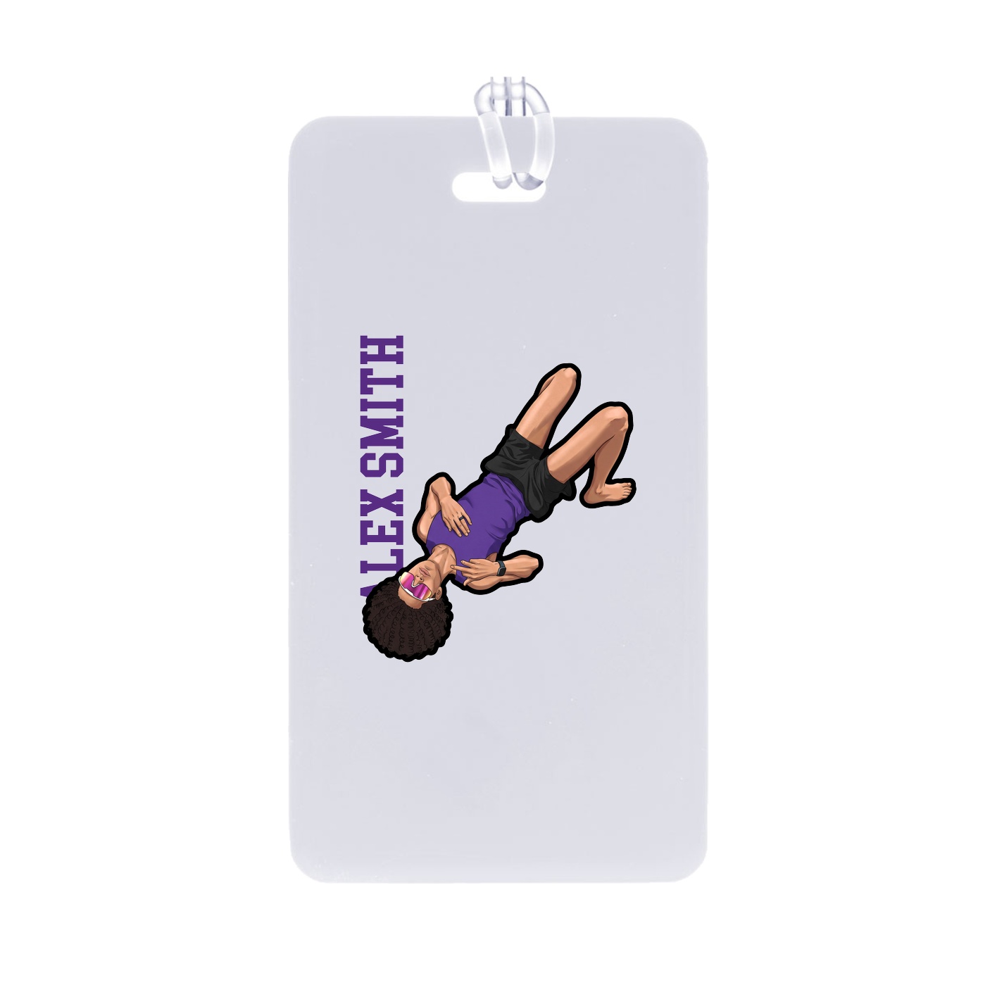 Bag Tag — Name Vertical in Classic