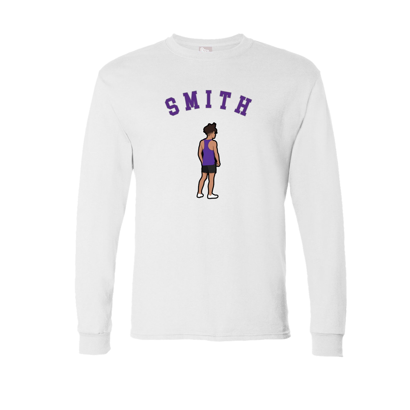 Long Sleeve Tee — Shirsey Arch in White