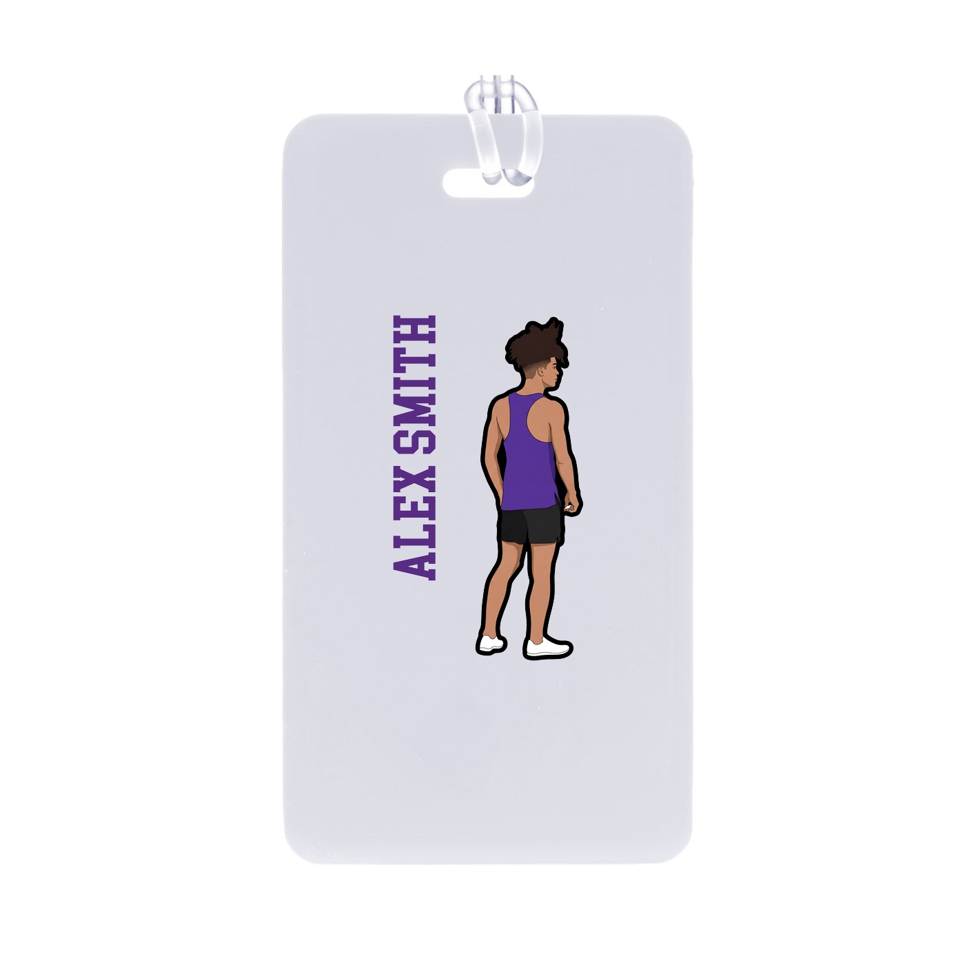 Bag Tag — Name Vertical in Classic