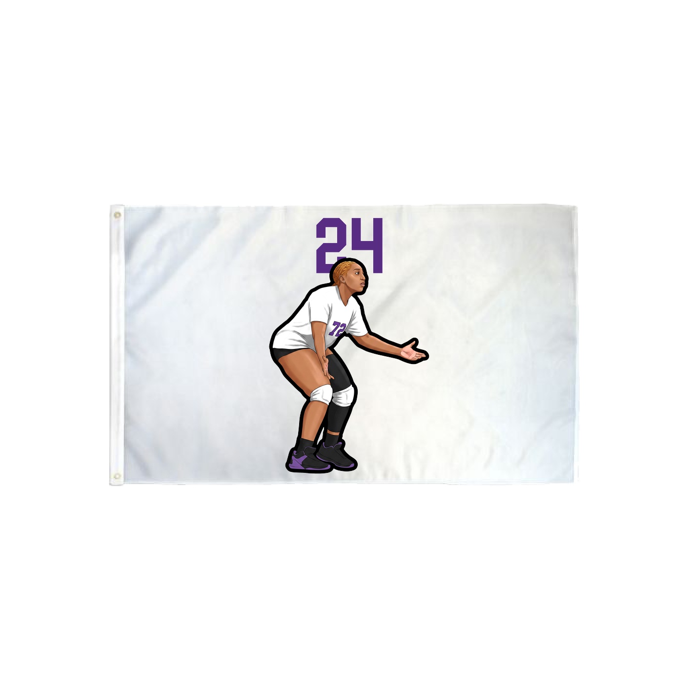 3x5 Flag — Number Top in Classic